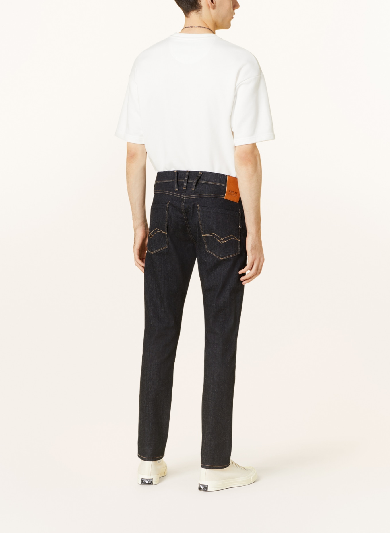 REPLAY Jeans HYPERFLEX ANBASS Slim Fit, Farbe: 007 DARK BLUE (Bild 3)