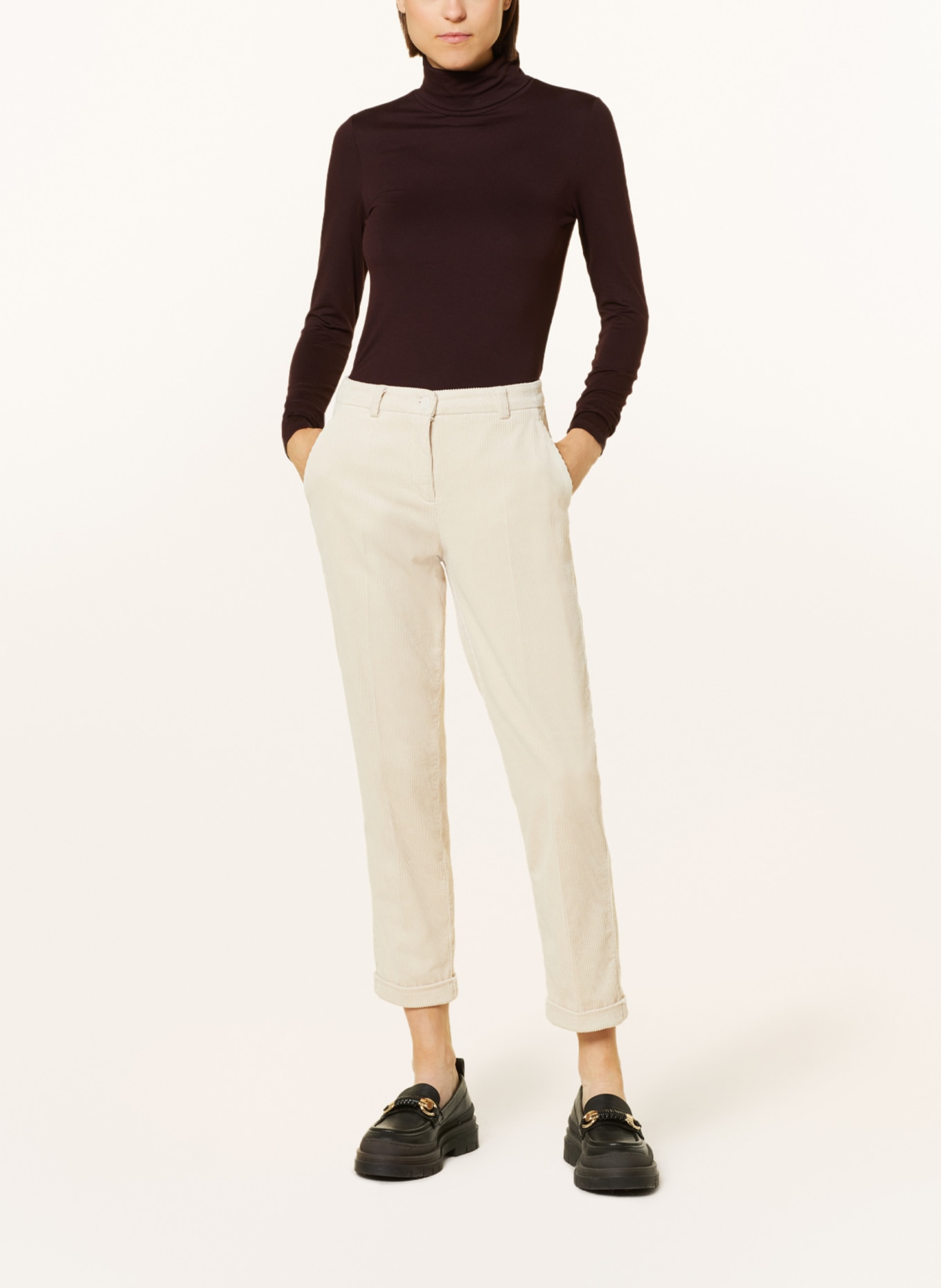 MAJESTIC FILATURES Rollkragenshirt: DUNKELLILA