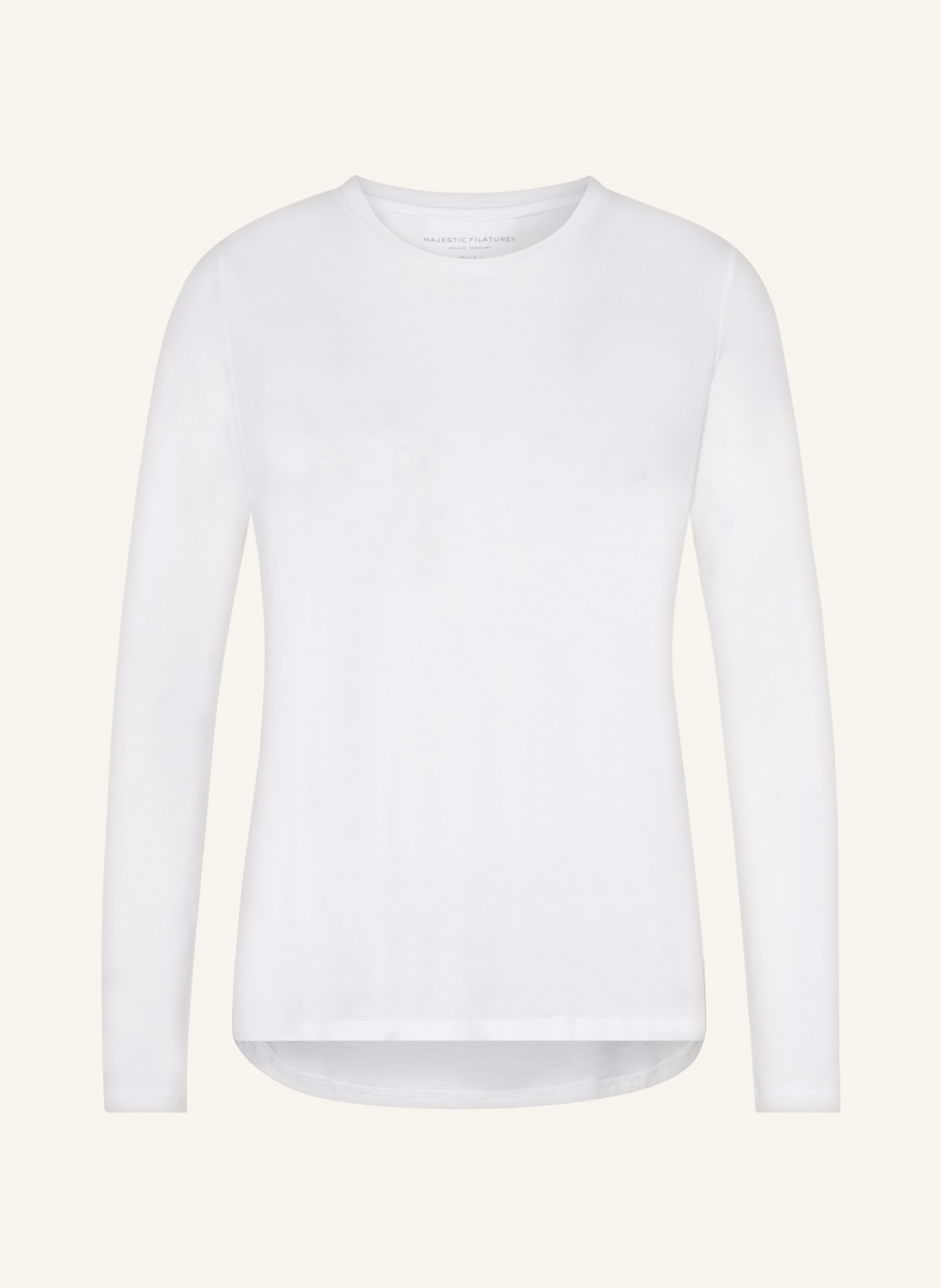 MAJESTIC FILATURES Long sleeve shirt, Color: WHITE (Image 1)