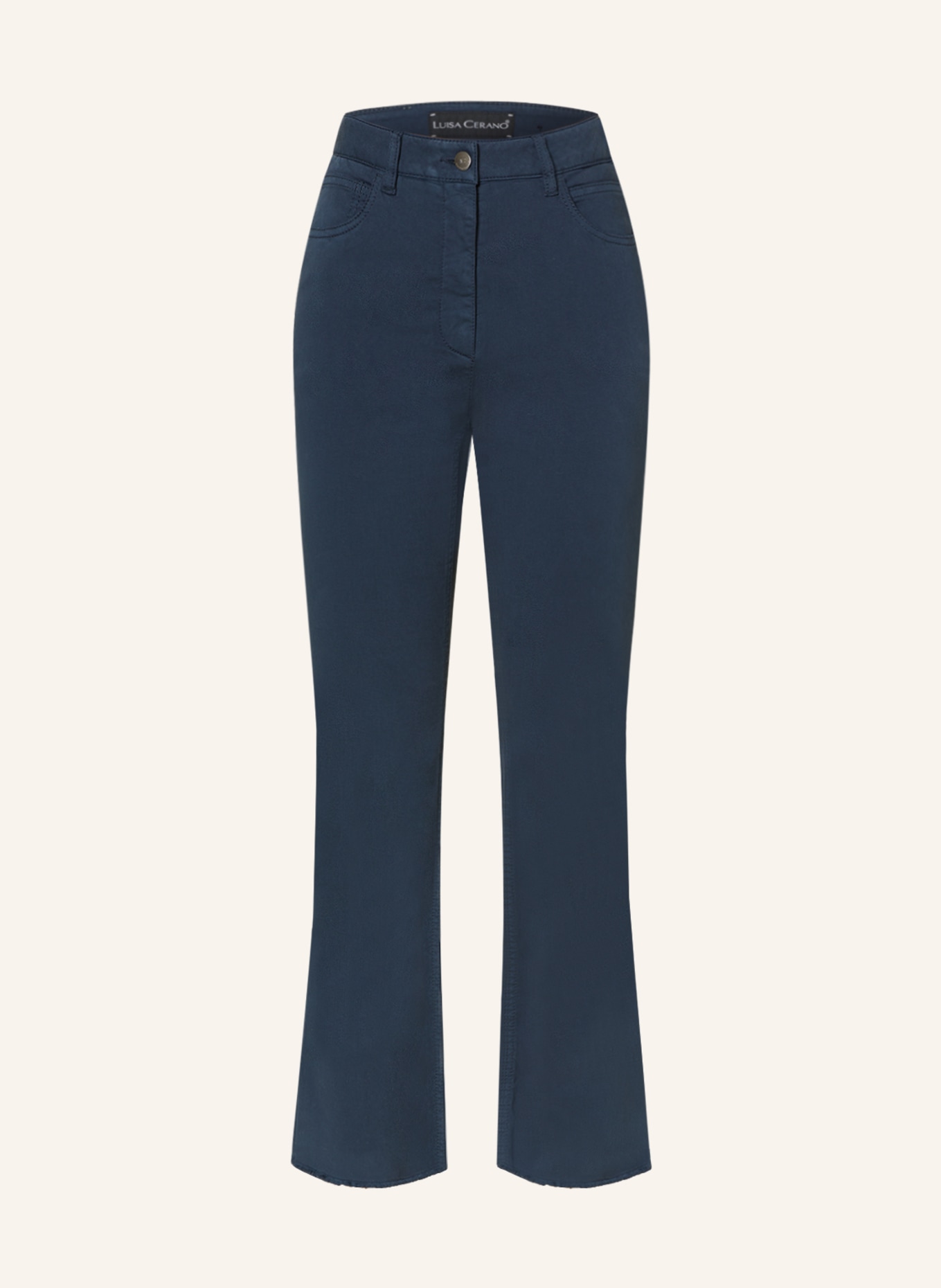 LUISA CERANO Flared Jeans, Farbe: DUNKELBLAU (Bild 1)