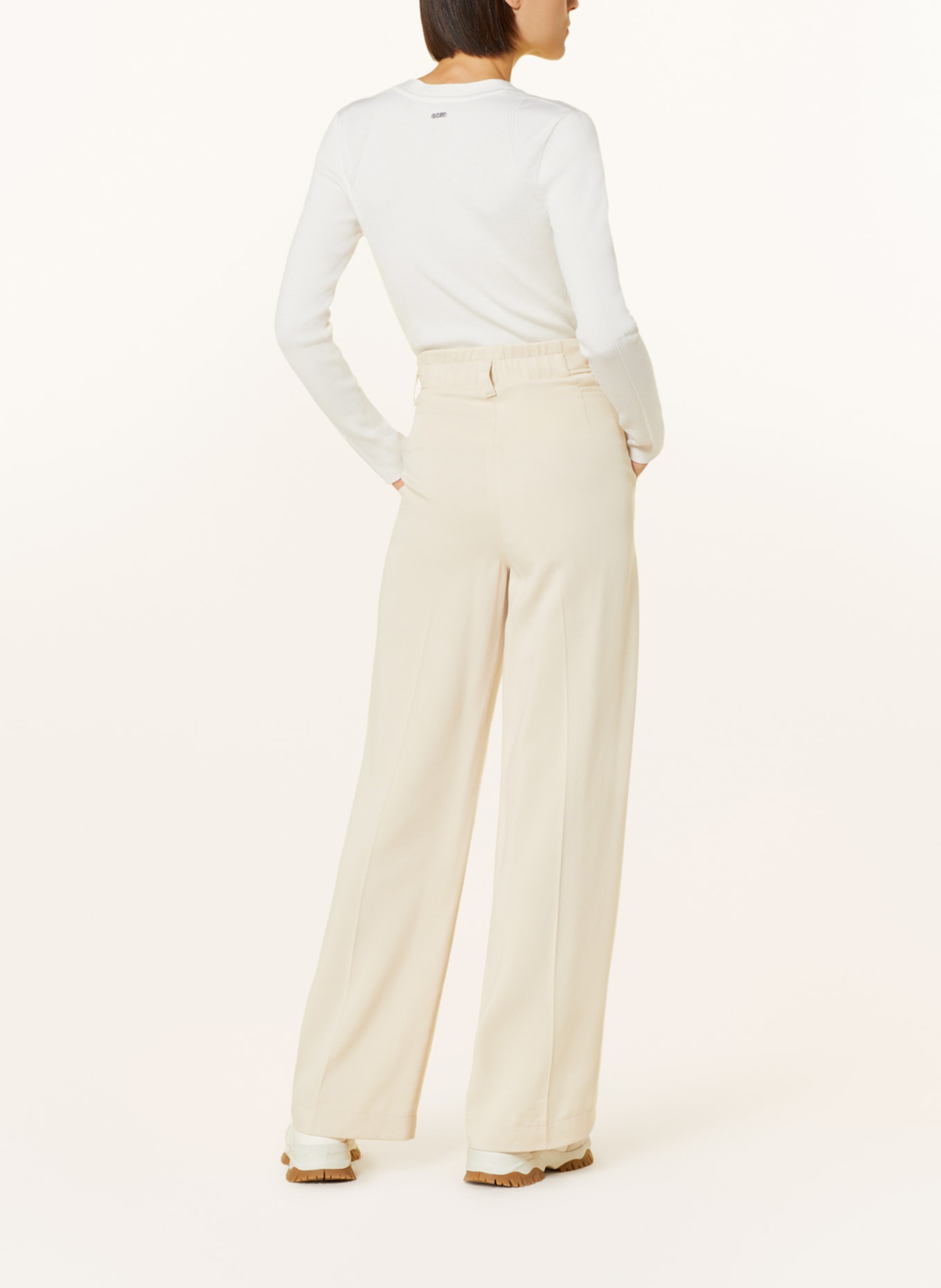BOSS Sweater FARAMENA, Color: WHITE (Image 3)
