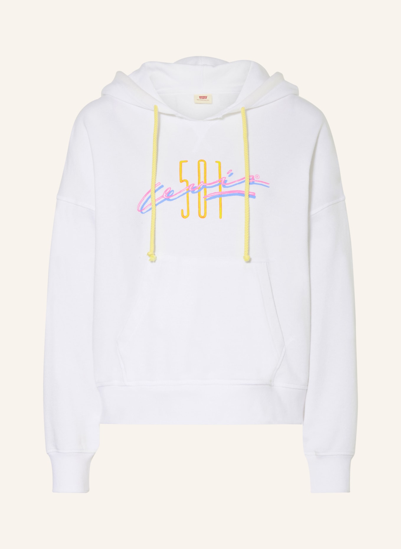 Levi's® Hoodie, Color: WHITE (Image 1)