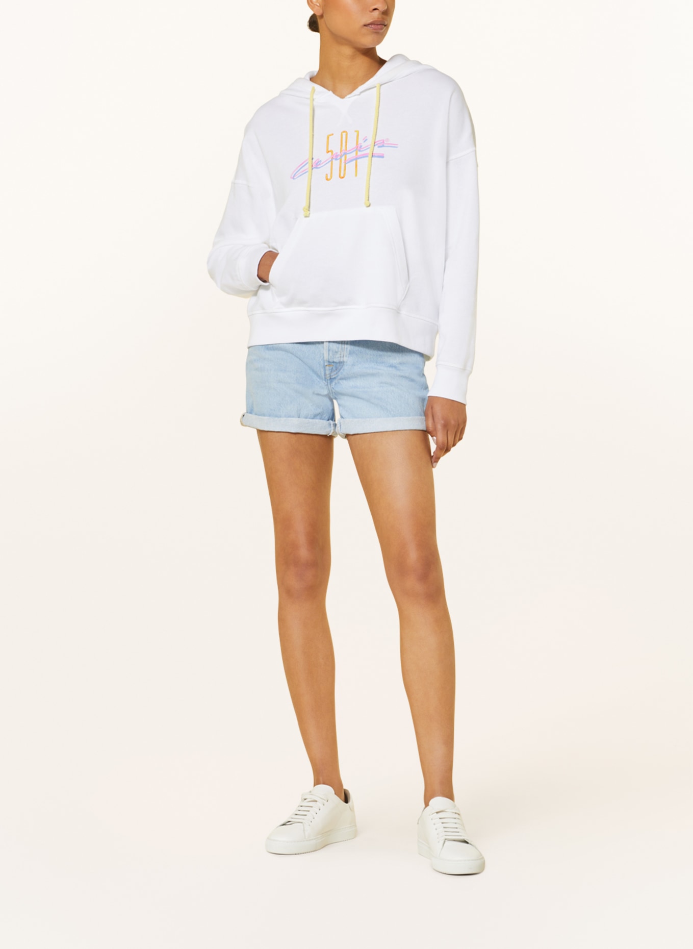Levi's® Hoodie, Color: WHITE (Image 2)