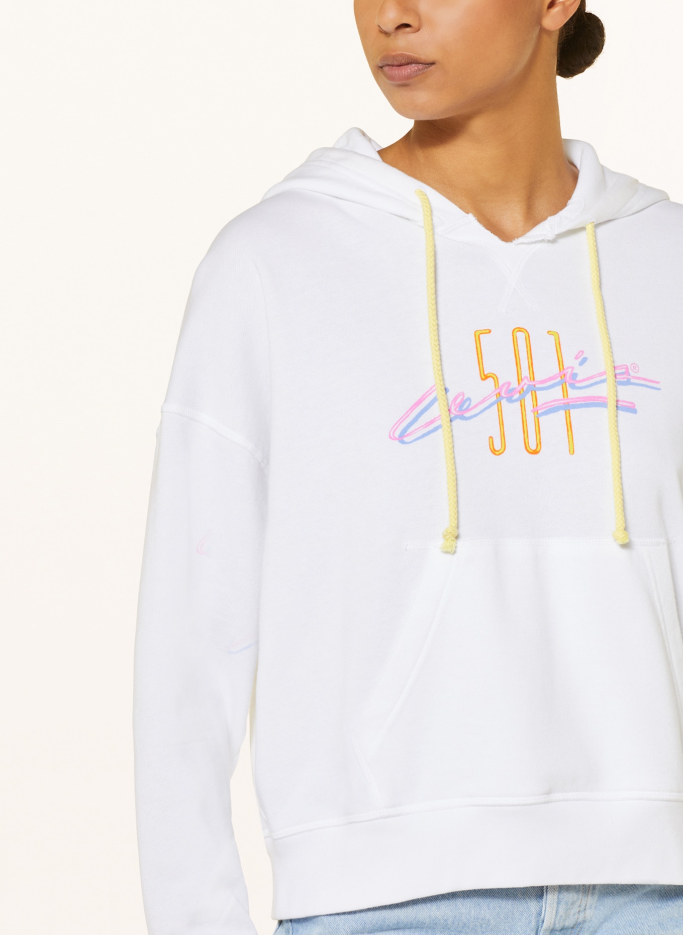 Levi's® Hoodie, Color: WHITE (Image 5)
