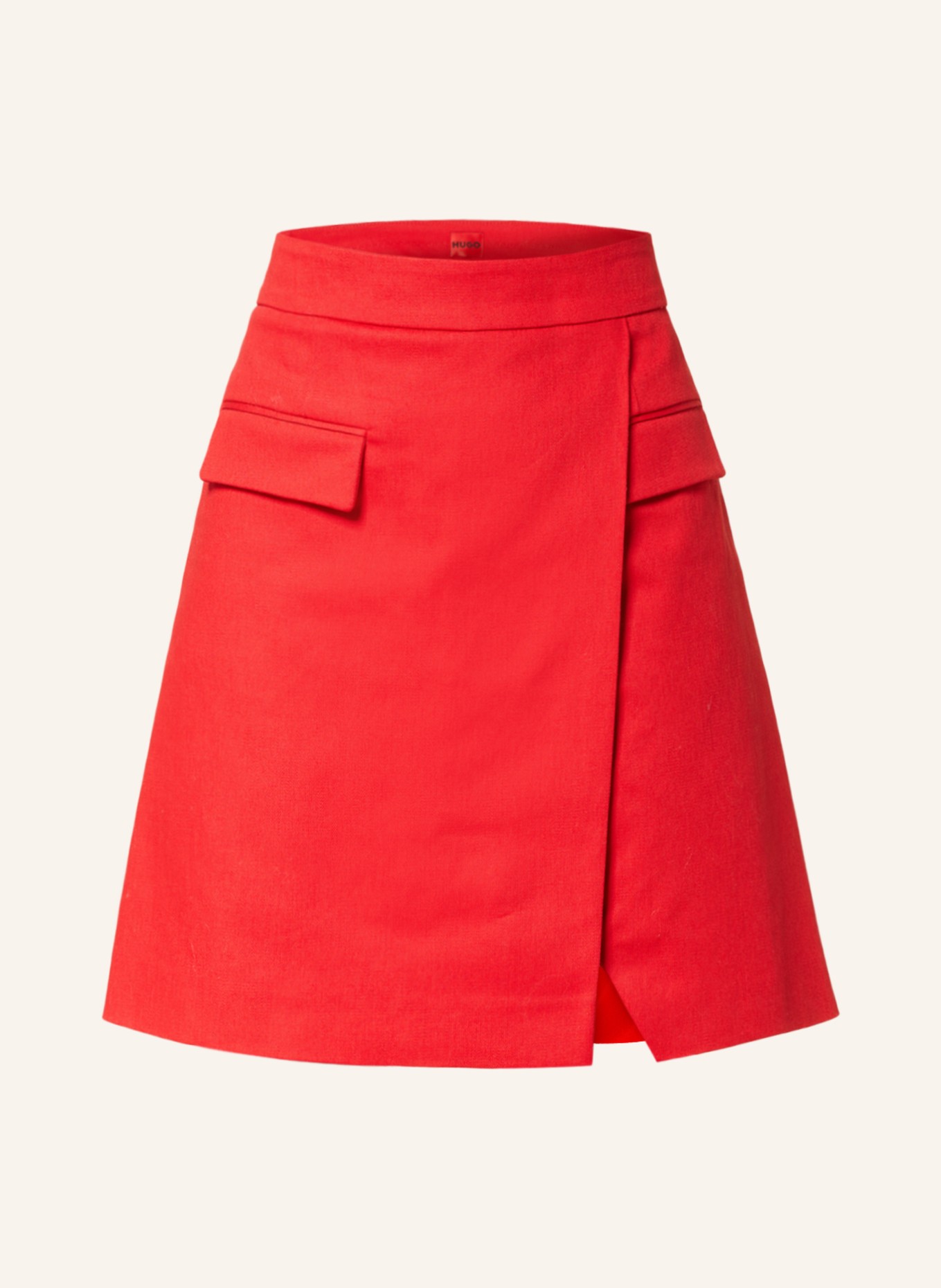 HUGO Skirt RINUSA in wrap look, Color: RED (Image 1)