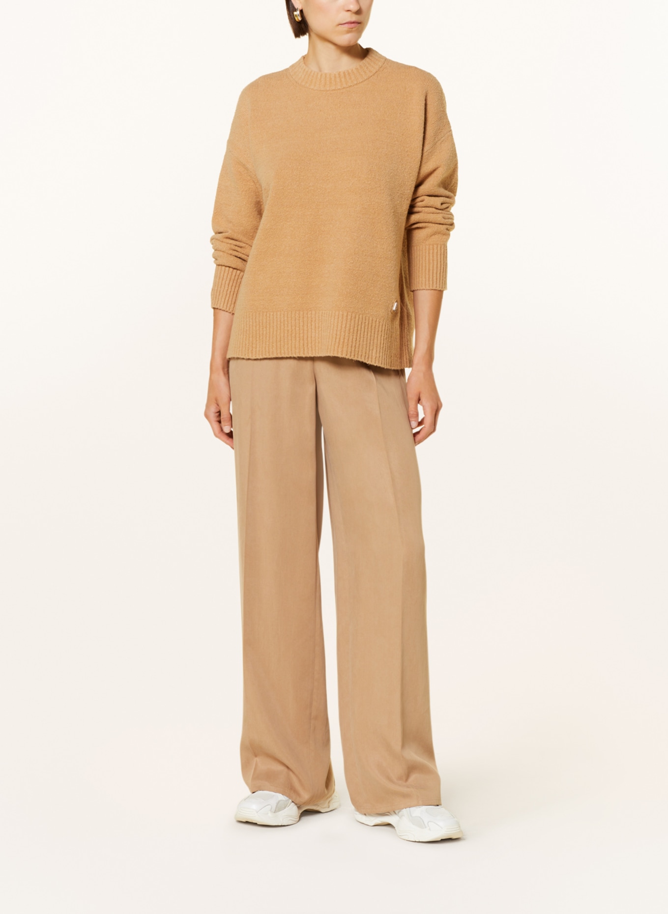HUGO Oversized-Pullover SMEGINI, Farbe: BEIGE (Bild 2)