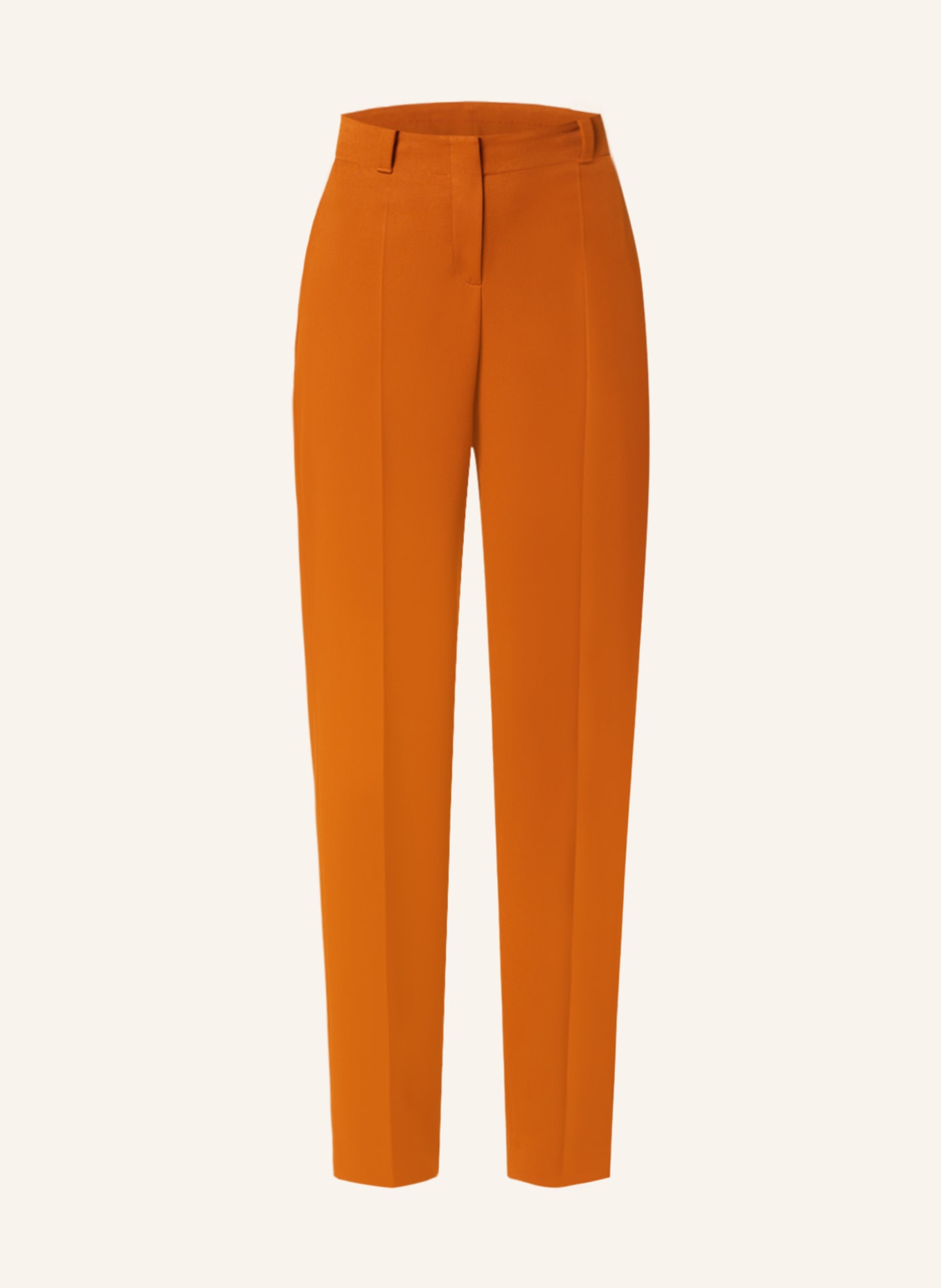 Orange Popwings Women Casual Rust Self Designed Solid Formal Trouser at Rs  210/piece in New Delhi