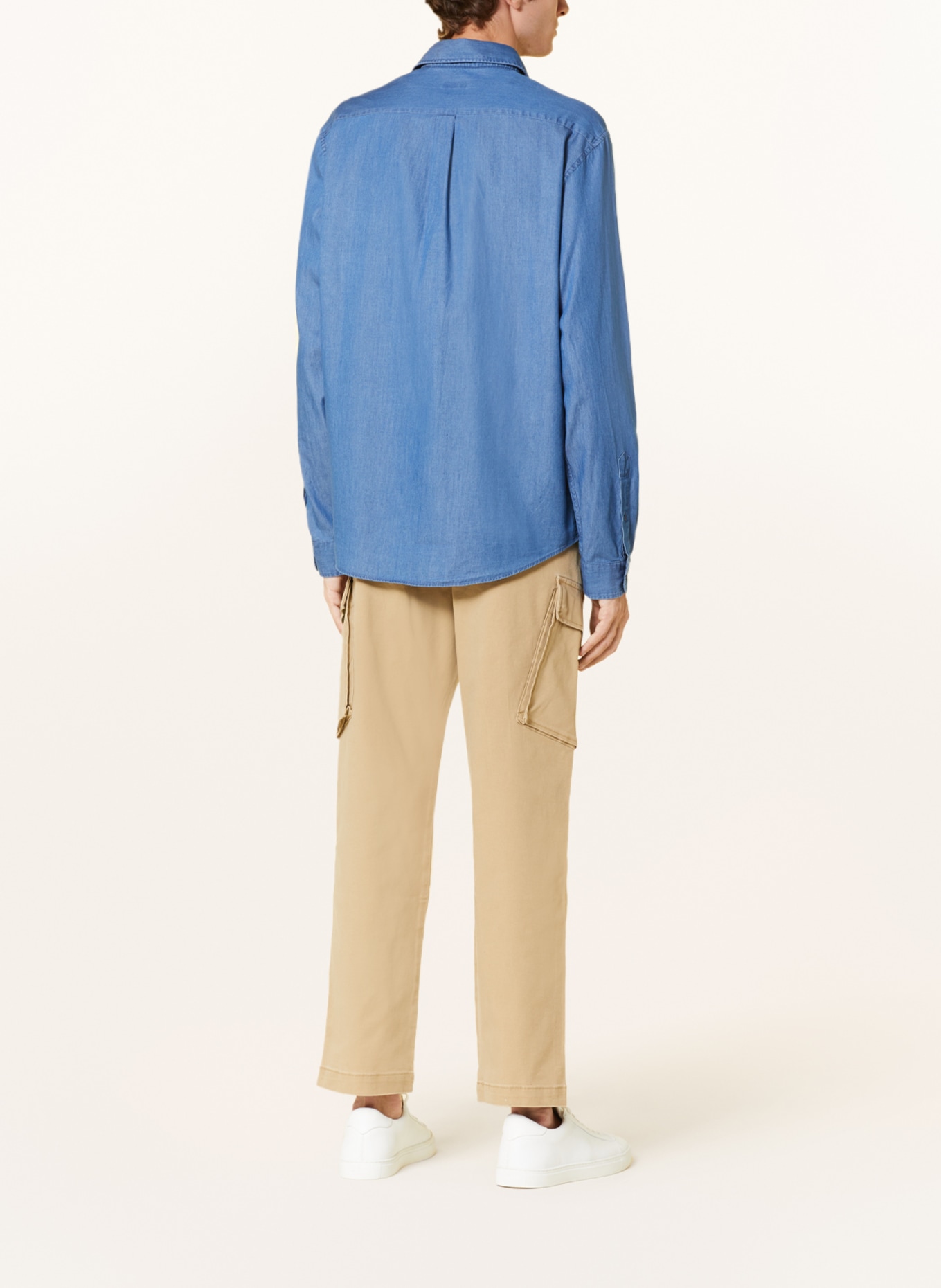 PAUL Denim shirt regular fit, Color: BLUE (Image 3)