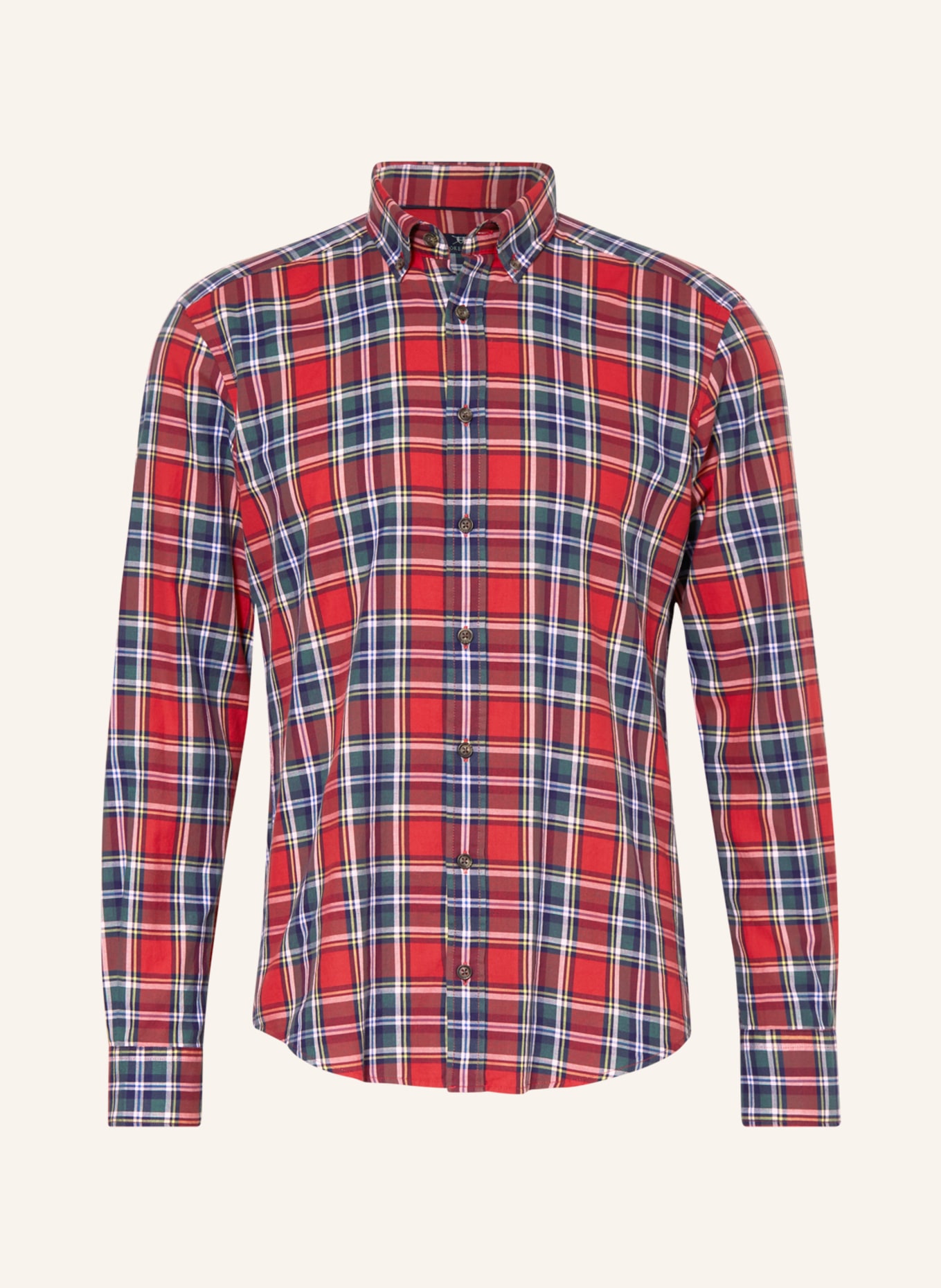 STROKESMAN'S Shirt slim fit, Color: RED/ GREEN/ BLUE (Image 1)