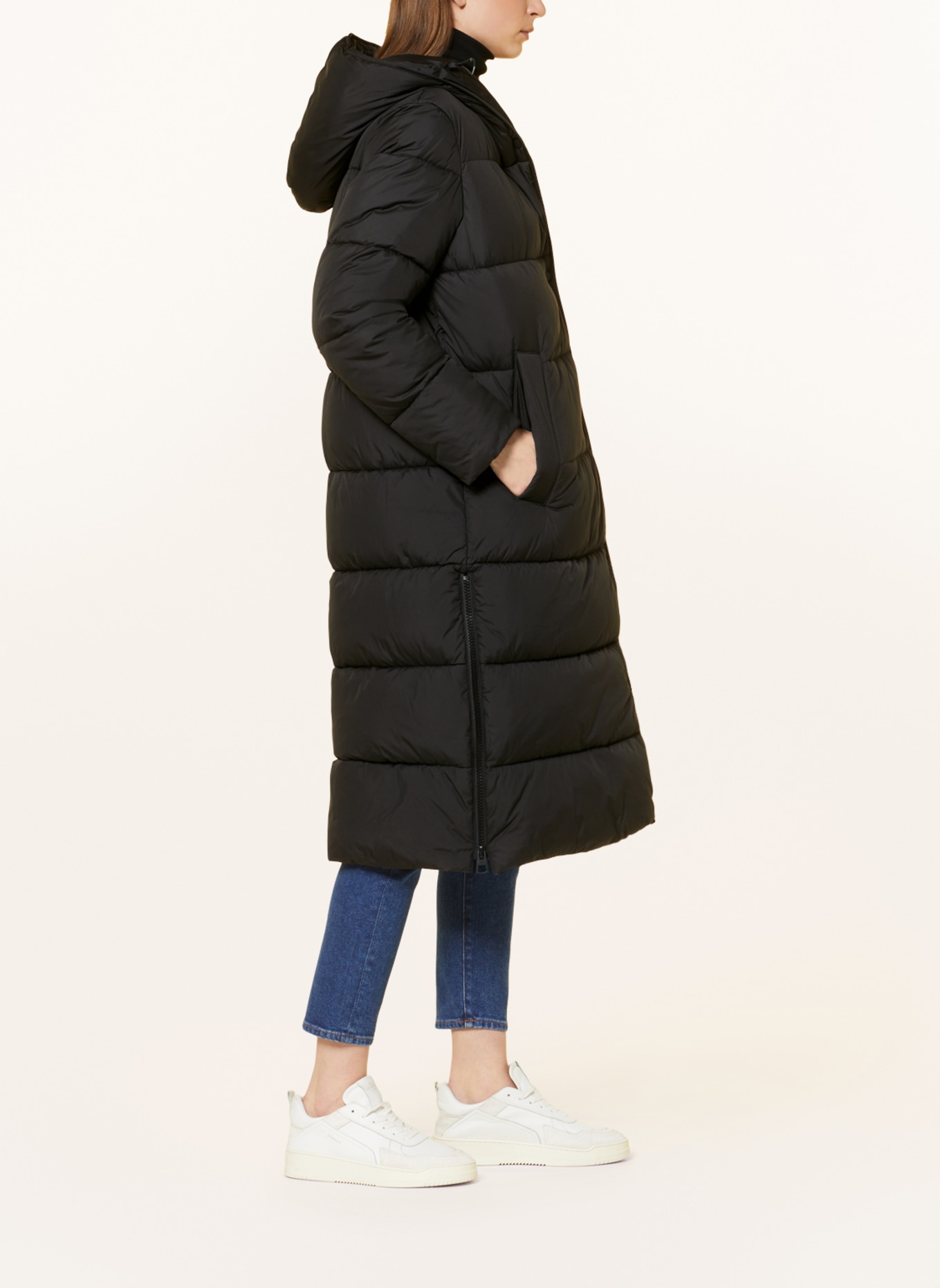 Marc O'Polo Quilted coat, Color: BLACK (Image 4)