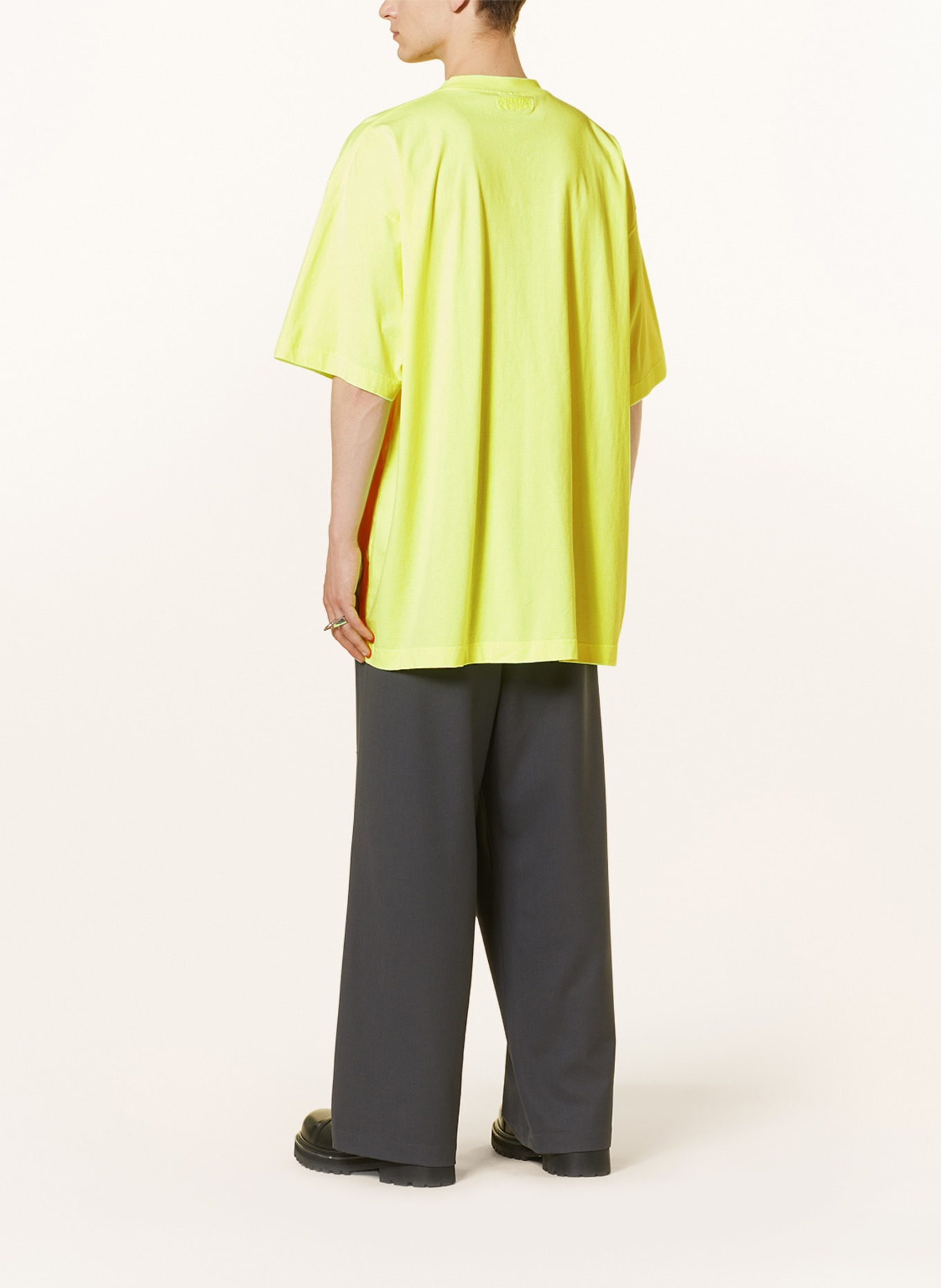 VETEMENTS Oversized shirt, Color: NEON YELLOW (Image 3)