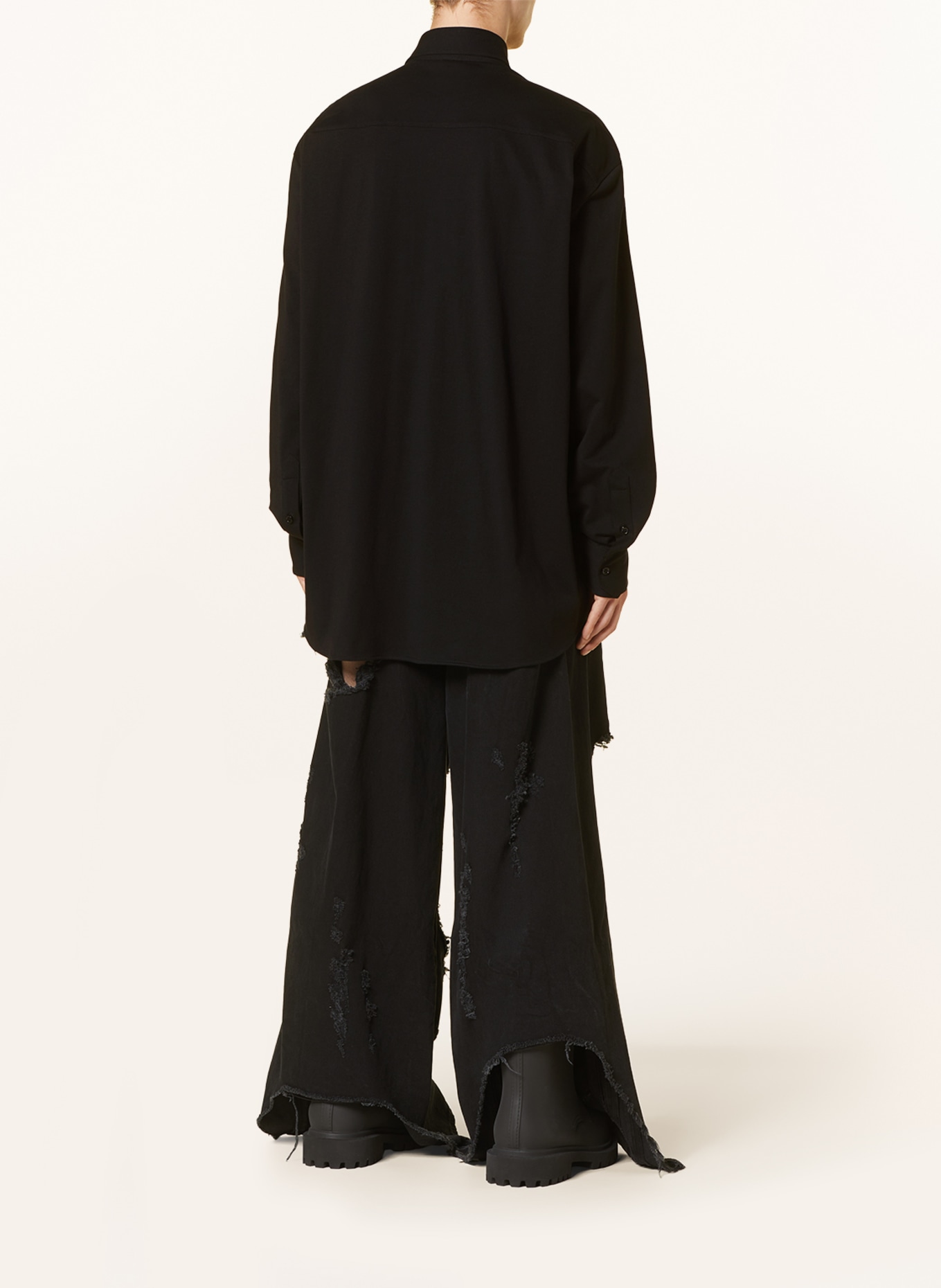 VETEMENTS Jersey shirt comfort fit, Color: BLACK (Image 3)