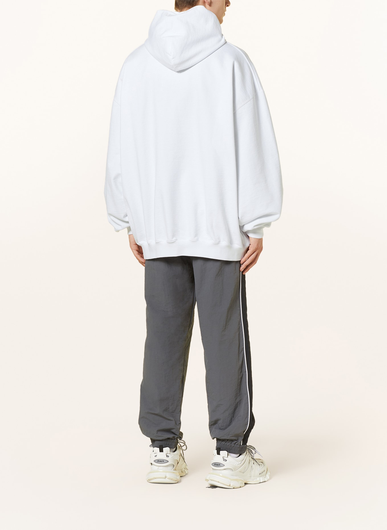 VETEMENTS Oversized hoodie, Color: WHITE (Image 3)