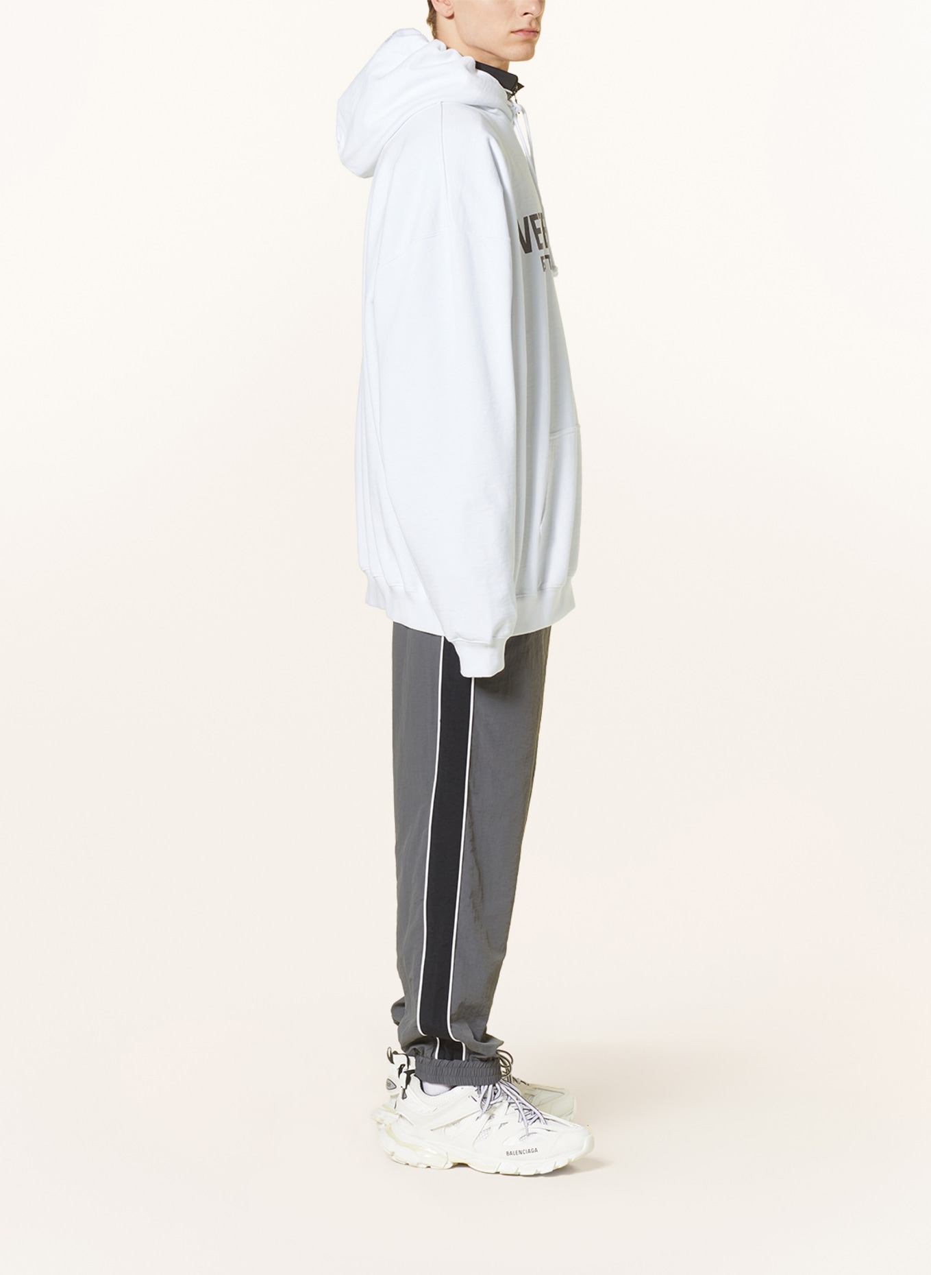 VETEMENTS Oversized hoodie, Color: WHITE (Image 4)