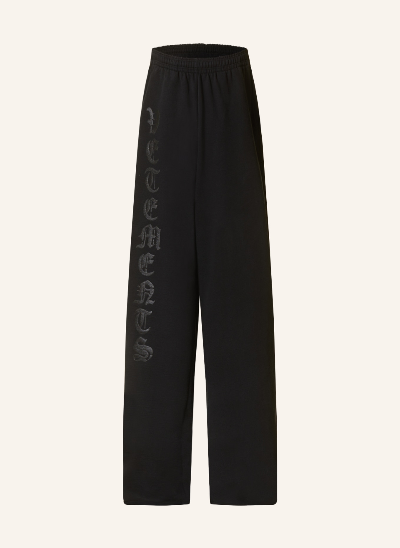 VETEMENTS Sweatpants, Color: BLACK (Image 1)