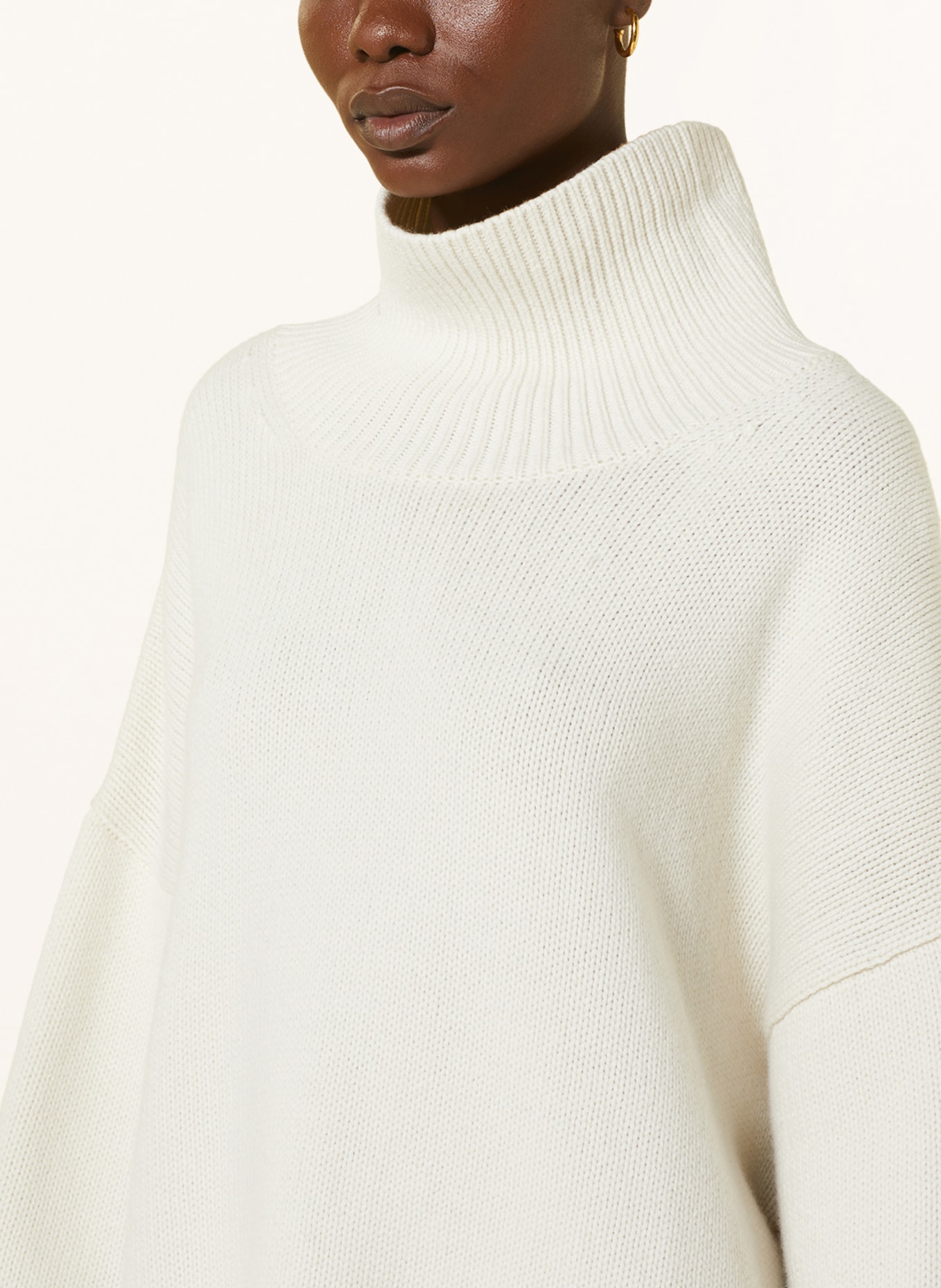 Chloé Turtleneck sweater in cashmere, Color: ECRU (Image 4)