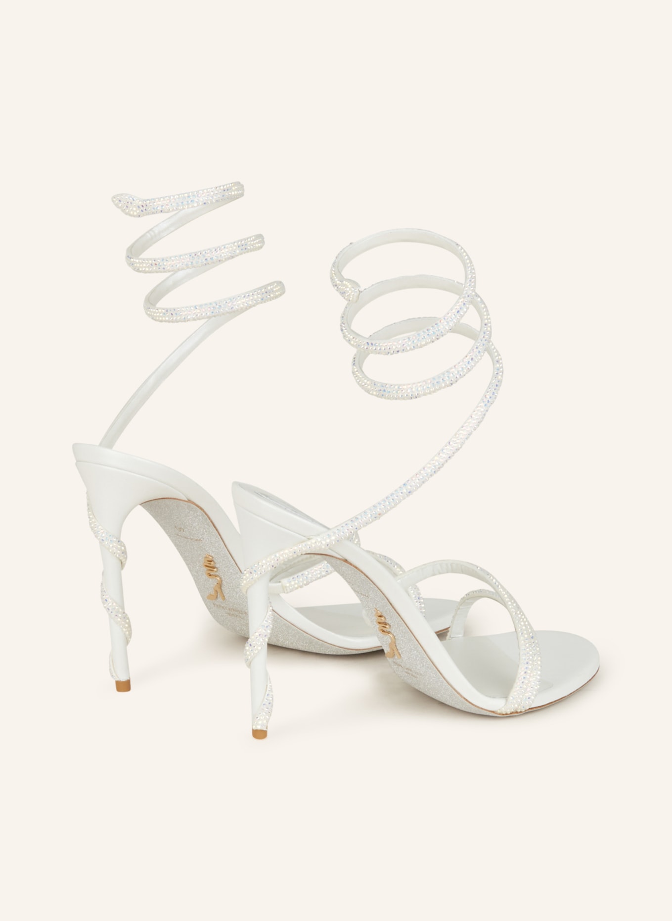 RENE CAOVILLA Sandals MARGOT, Color: WHITE (Image 2)