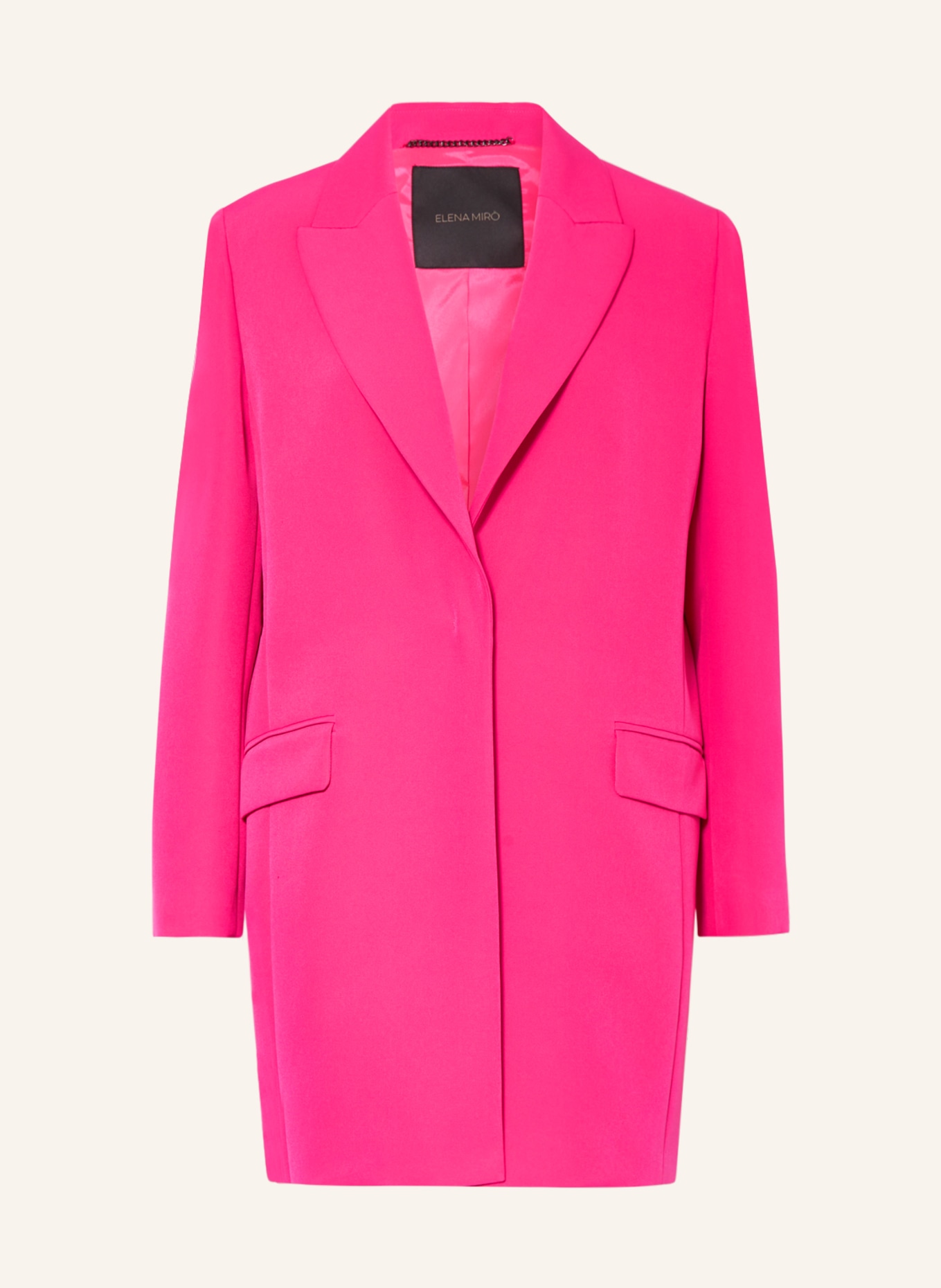 ELENA MIRO Long blazer, Color: PINK (Image 1)