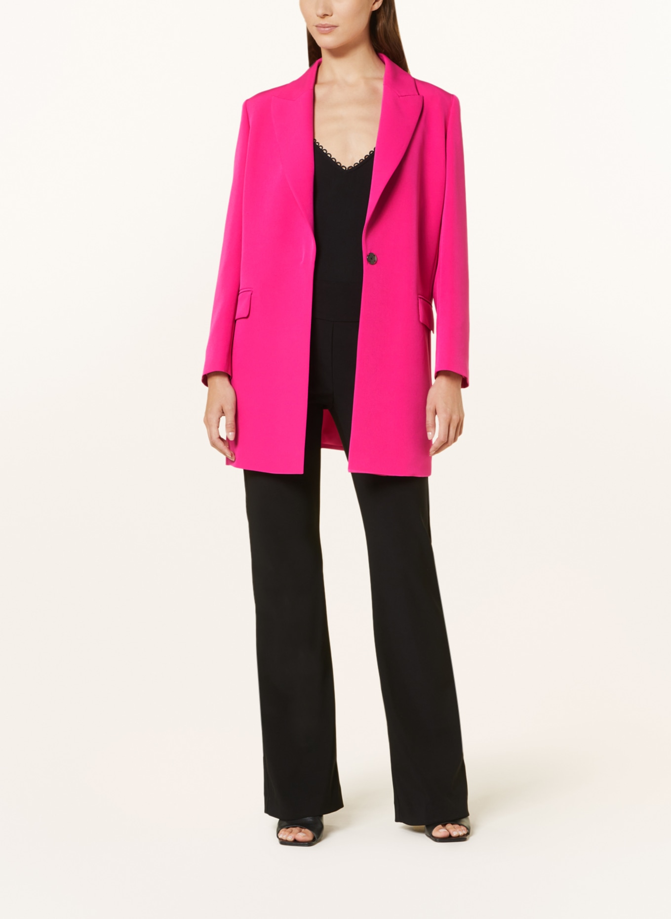 ELENA MIRO Long blazer, Color: PINK (Image 2)