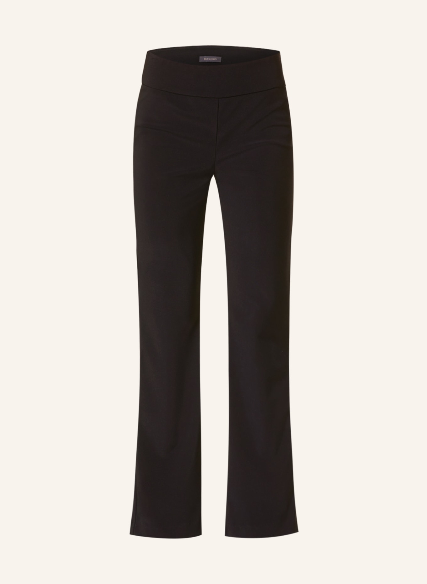ELENA MIRO Jersey pants, Color: BLACK (Image 1)