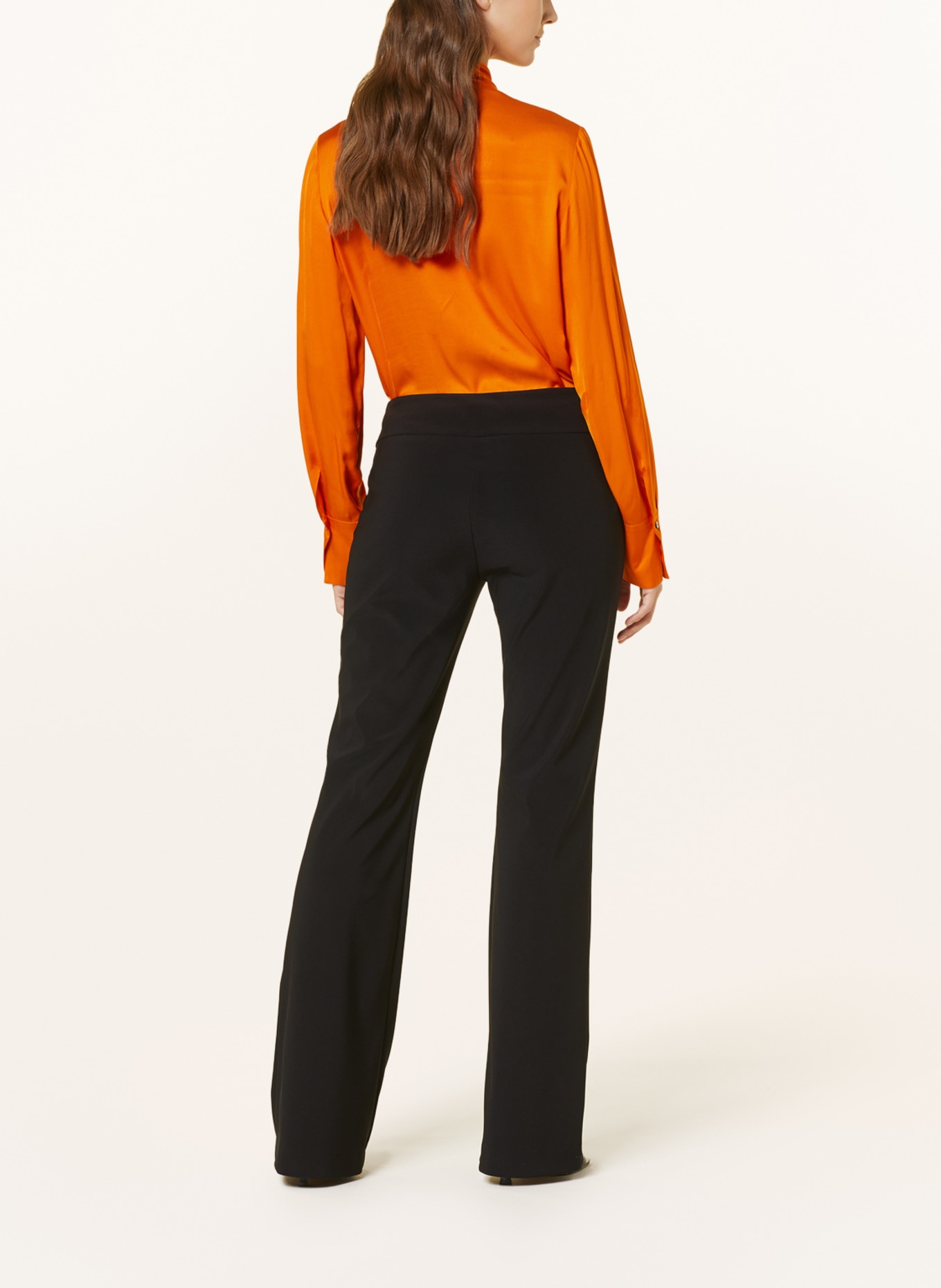 ELENA MIRO Jersey pants, Color: BLACK (Image 3)