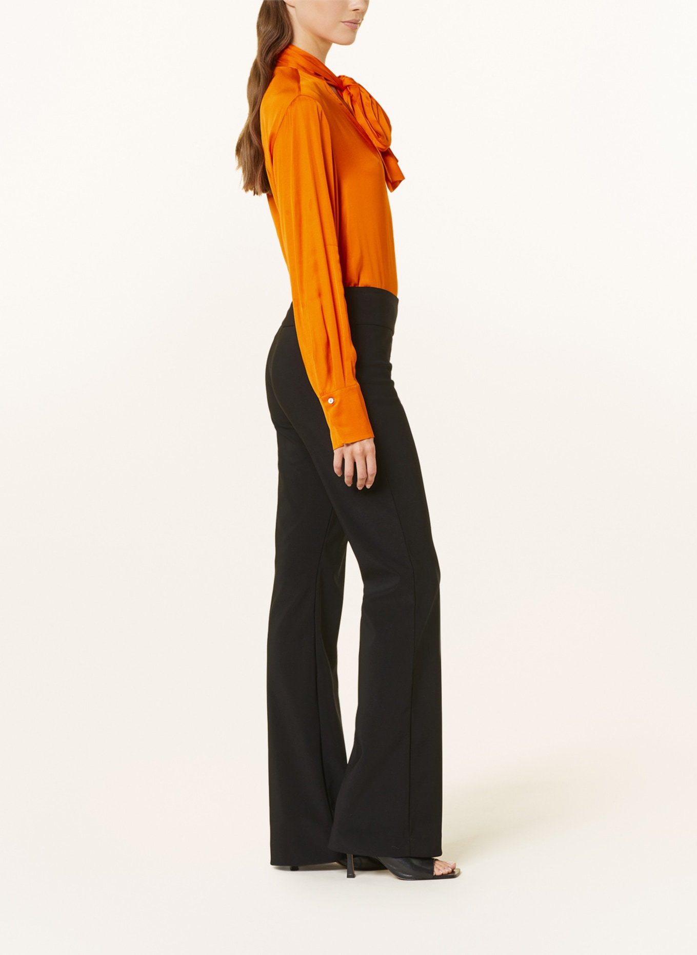 ELENA MIRO Jersey pants, Color: BLACK (Image 4)