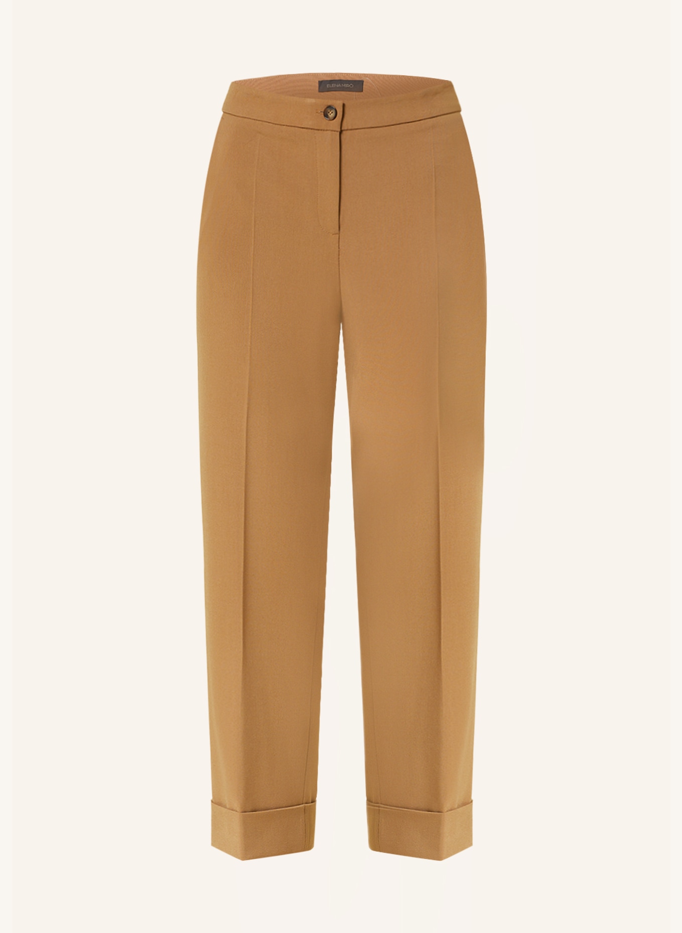 ELENA MIRO Wide leg trousers, Color: LIGHT BROWN (Image 1)