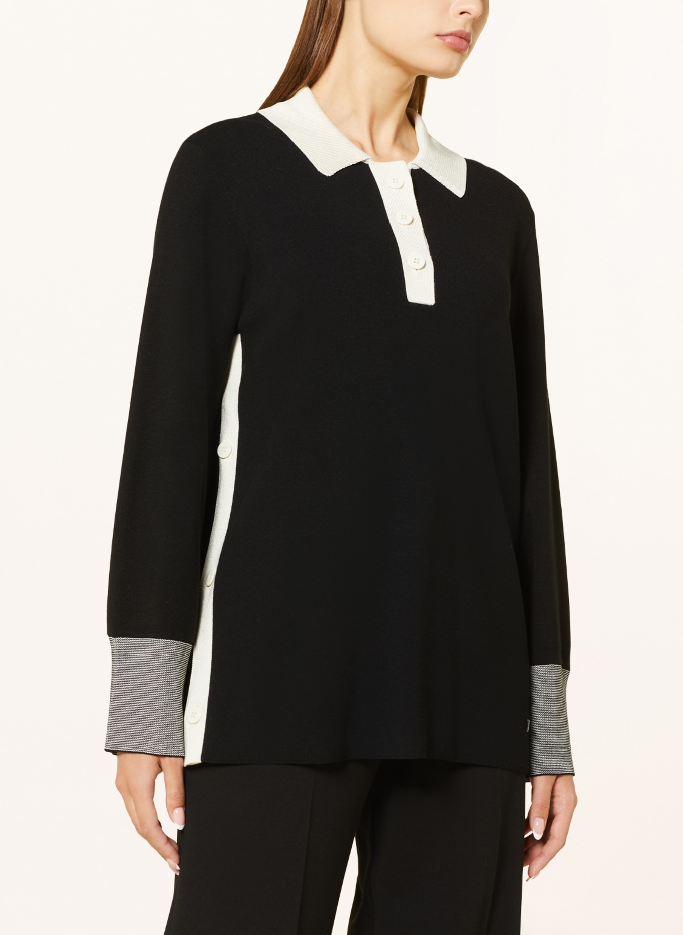 BOGNER Sweater EDYTA, Color: BLACK/ CREAM (Image 4)