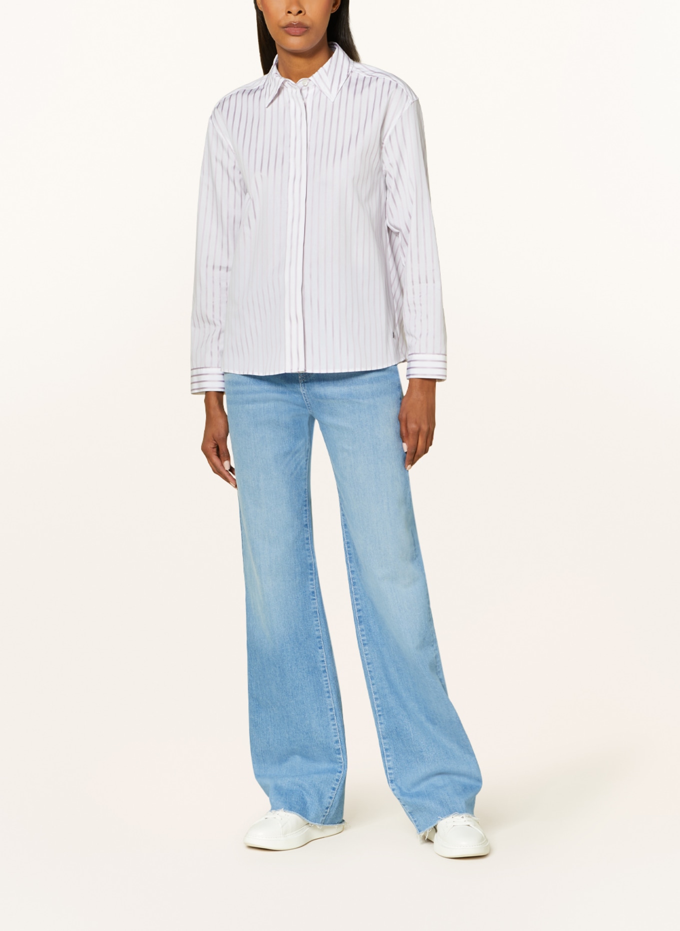 BOGNER Shirt blouse LIKO, Color: WHITE/ LIGHT PINK (Image 2)