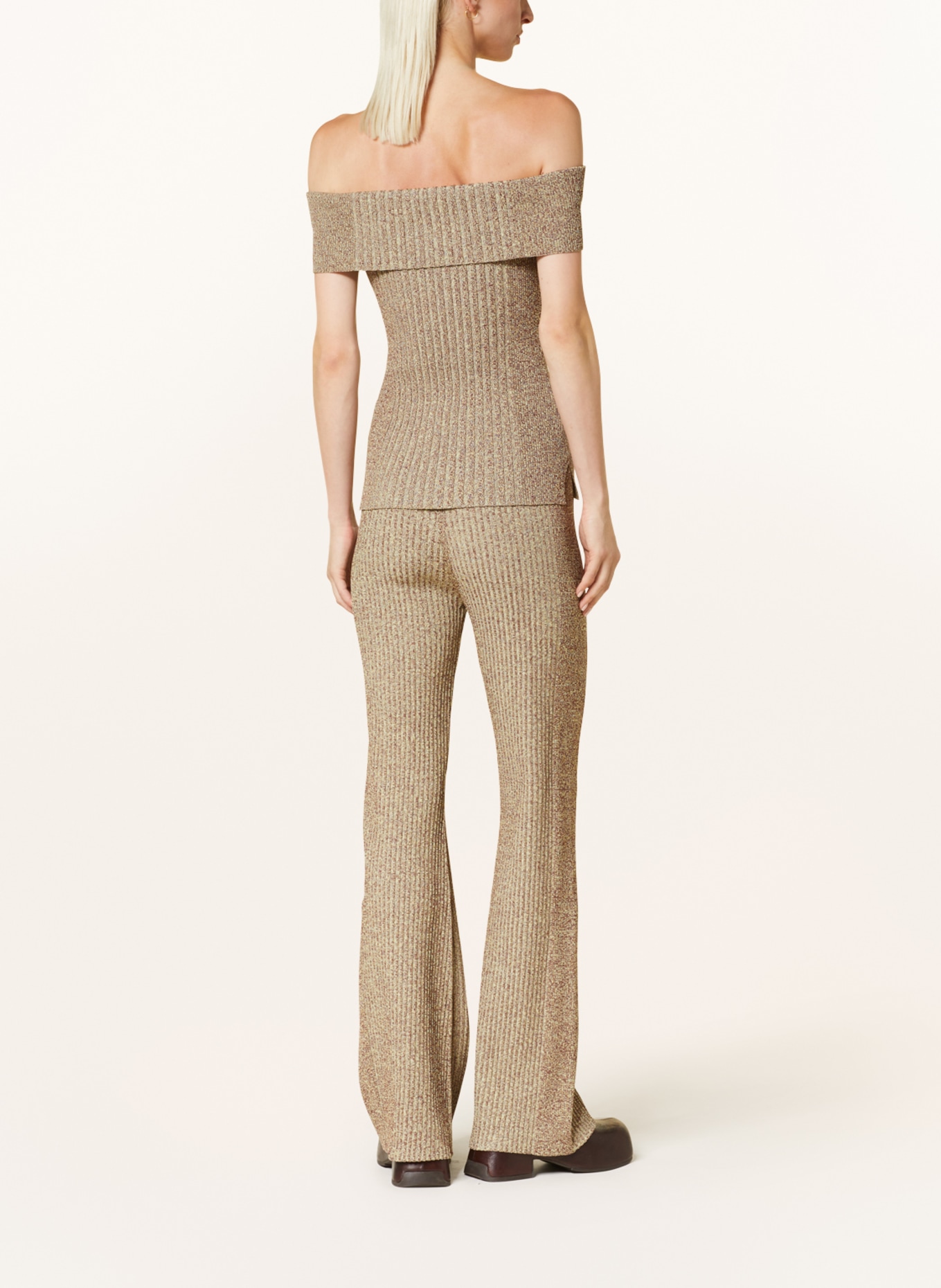GANNI Knit top, Color: 967 BRANDY BROWN (Image 3)