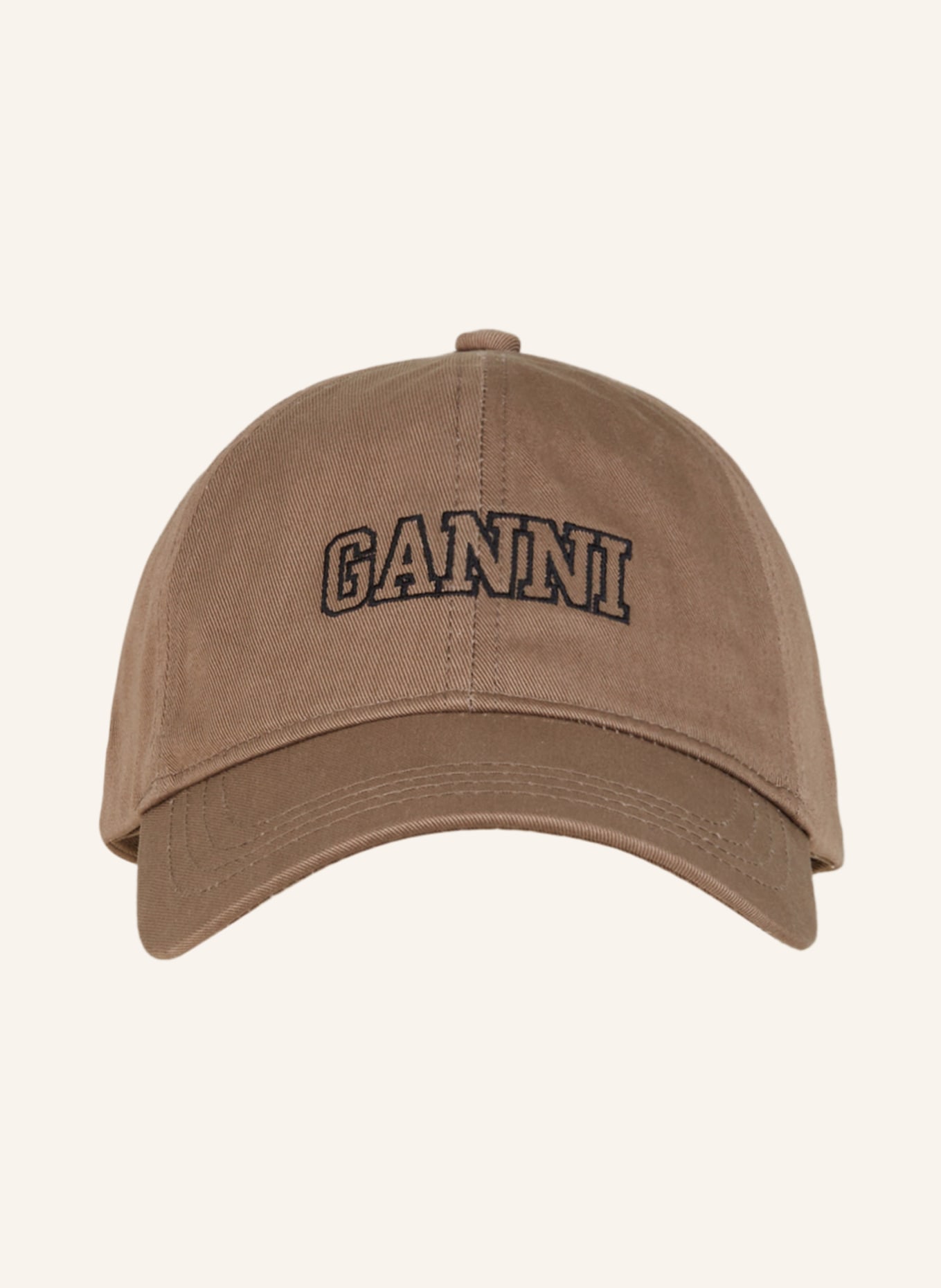 GANNI Cap, Color: BROWN (Image 2)