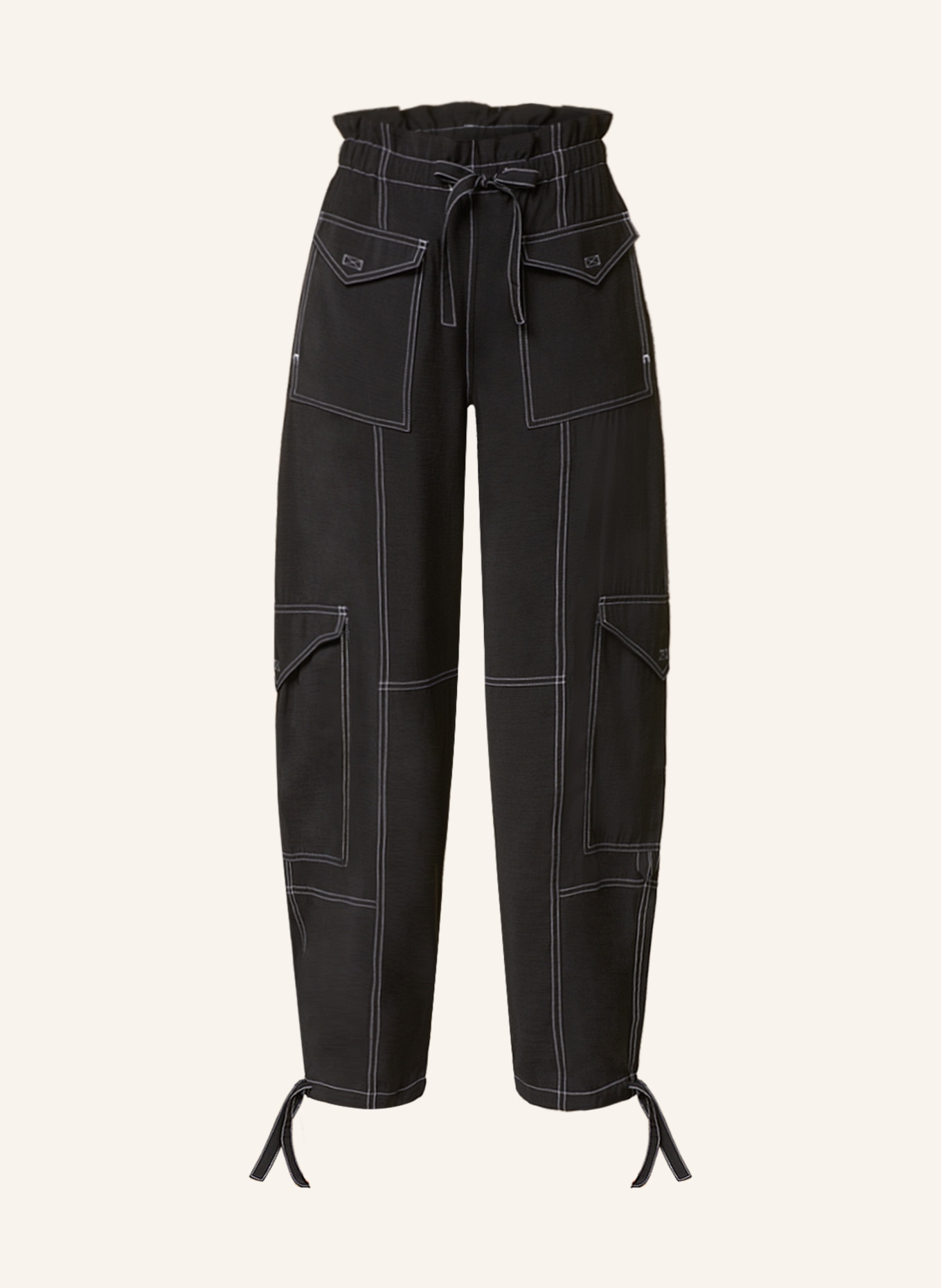 GANNI Cargo pants, Color: BLACK (Image 1)
