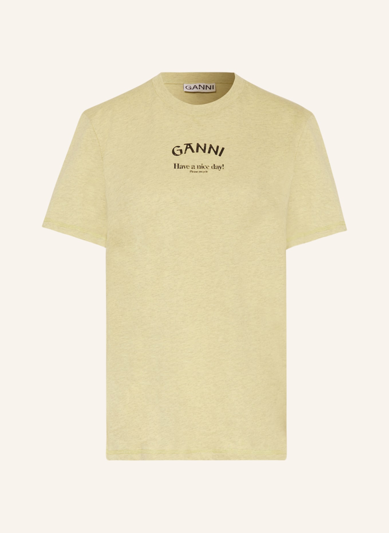GANNI T-Shirt, Farbe: HELLGRÜN(Bild null)