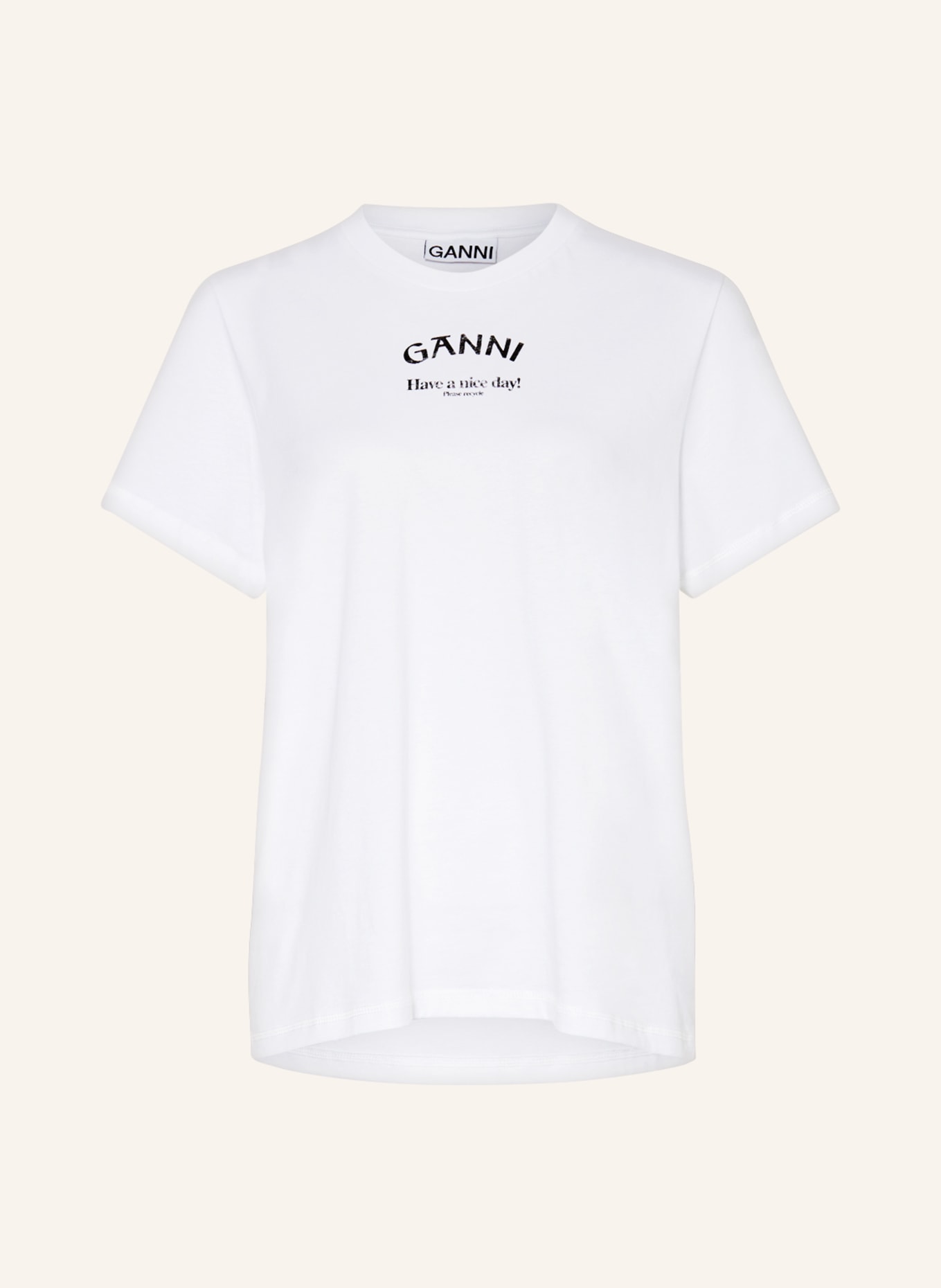 GANNI T-Shirt, Farbe: WEISS(Bild null)