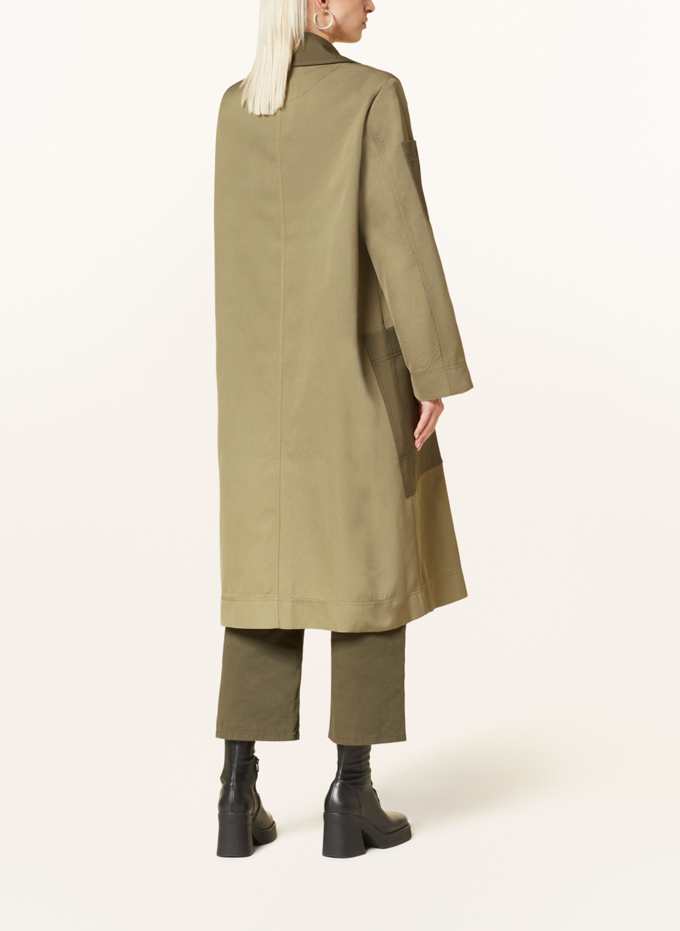 GANNI Coat, Color: GREEN/ DARK GREEN (Image 3)