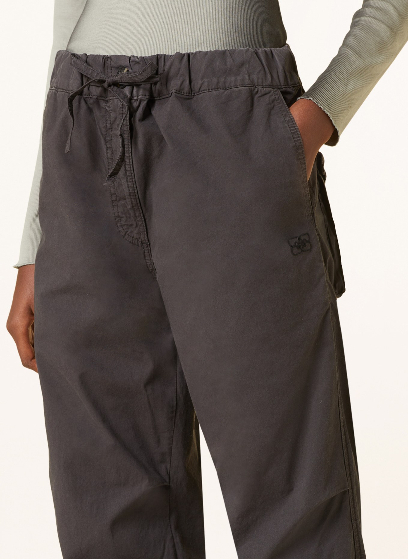 GANNI Trousers, Color: DARK GRAY (Image 5)