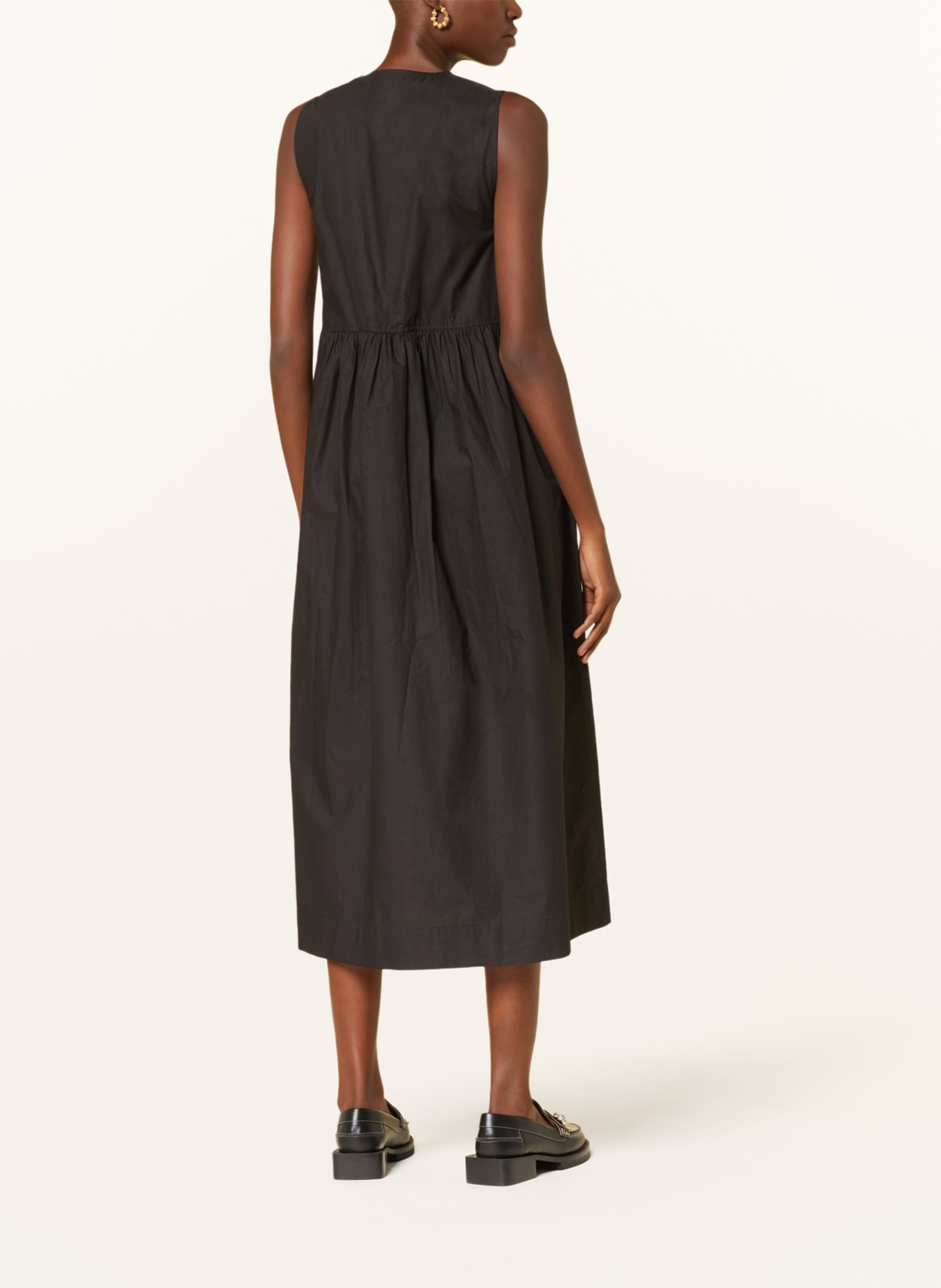GANNI Dress with cut-outs, Color: BLACK (Image 3)