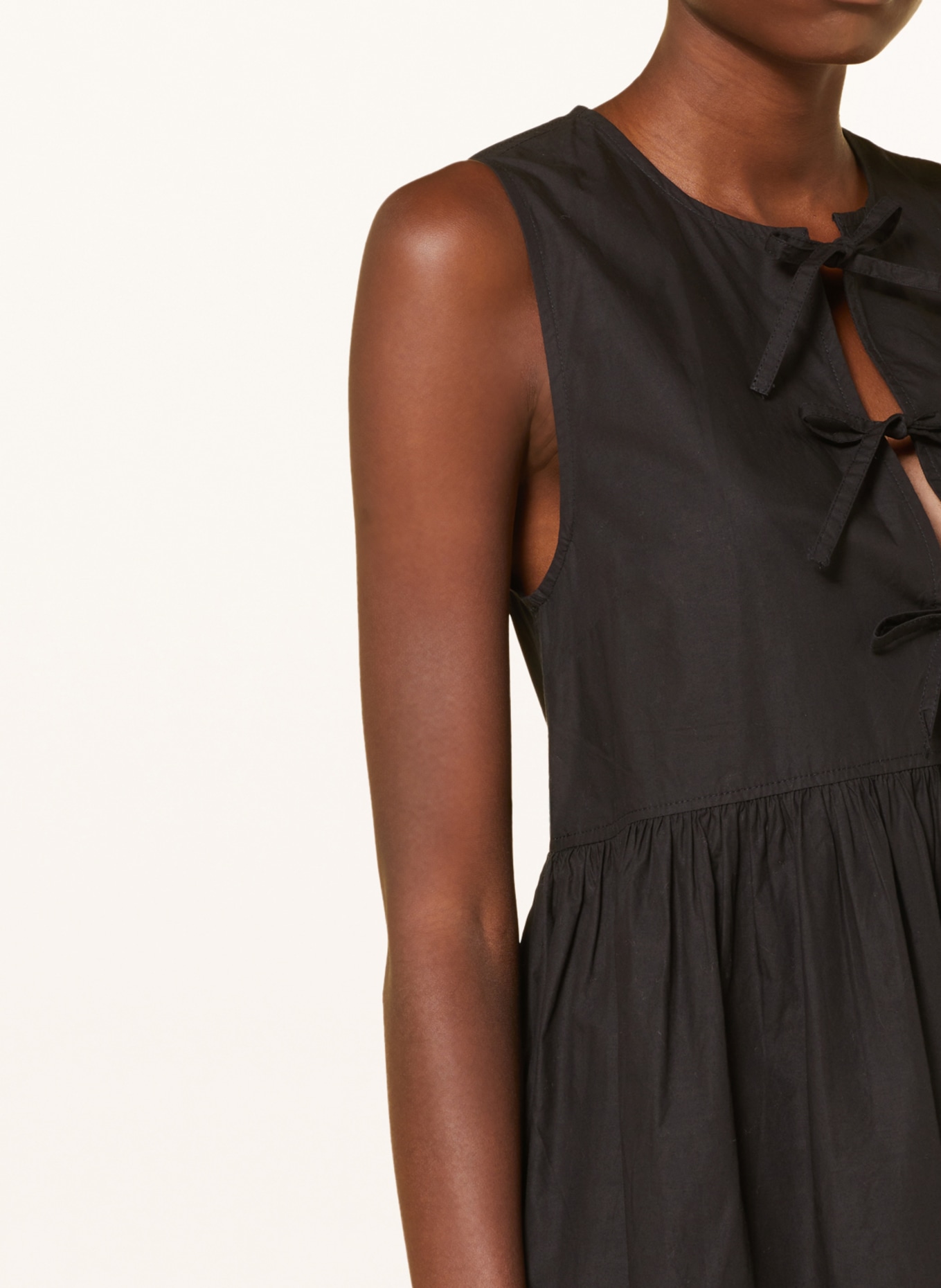GANNI Dress with cut-outs, Color: BLACK (Image 4)