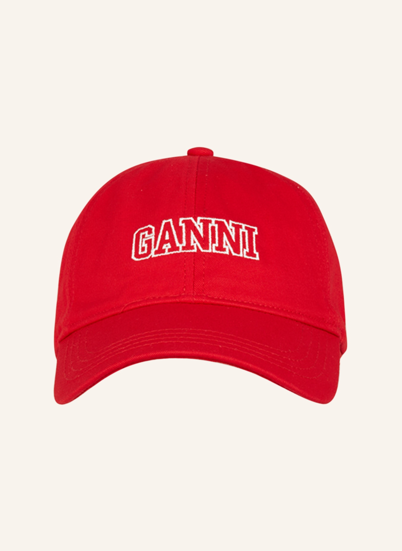 GANNI Cap, Color: RED (Image 2)