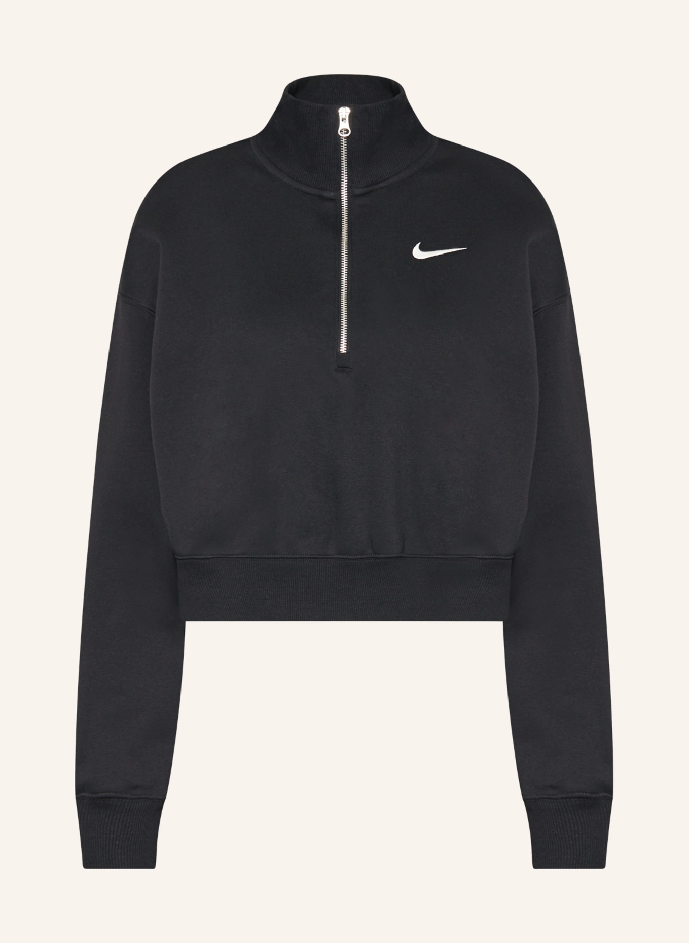 Nike Half-zip sweater in sweatshirt fabric SPORTSWEAR PHOENIX, Color: BLACK (Image 1)
