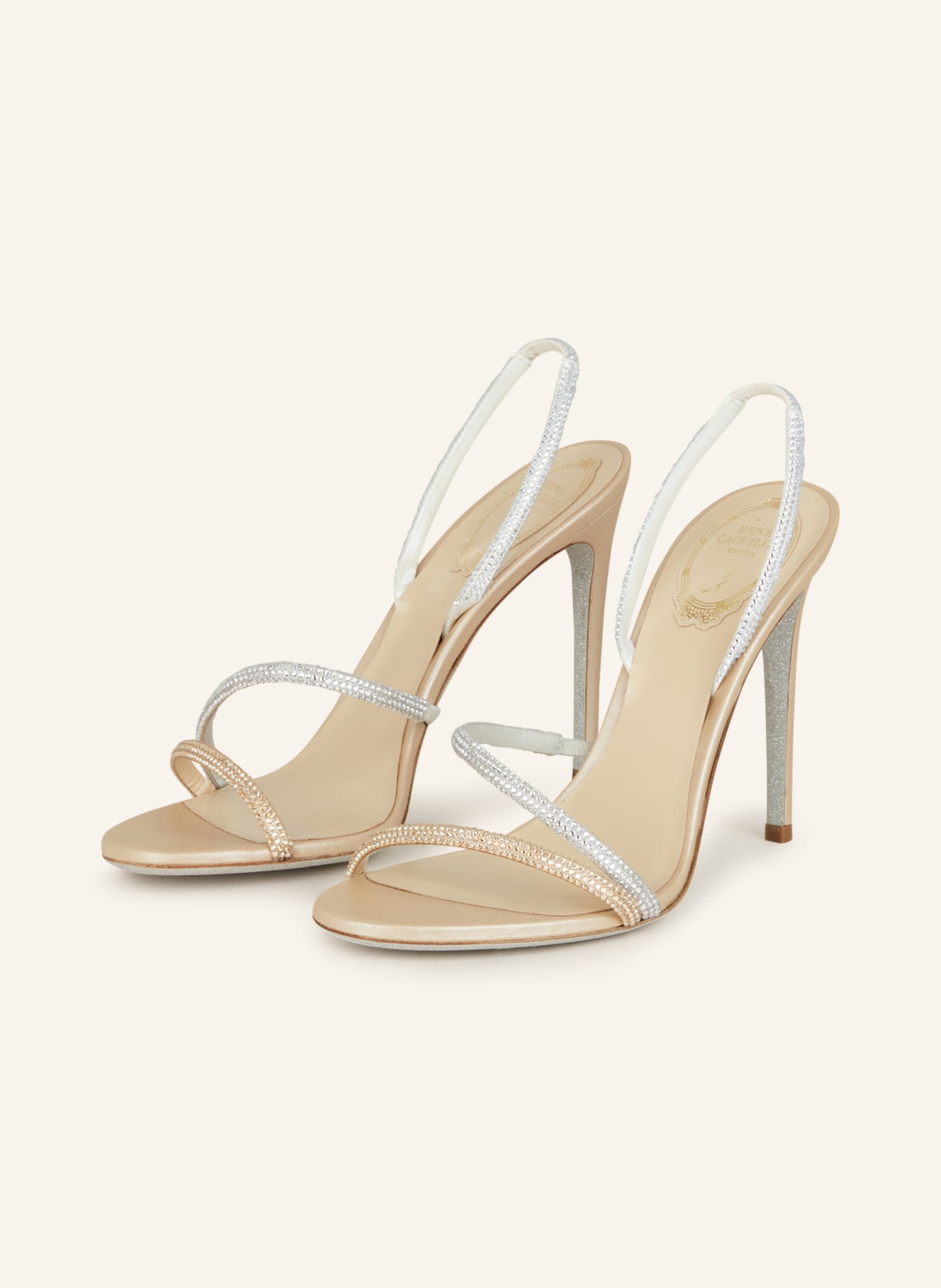 RENE CAOVILLA Sandals IRINA, Color: GOLD (Image 1)