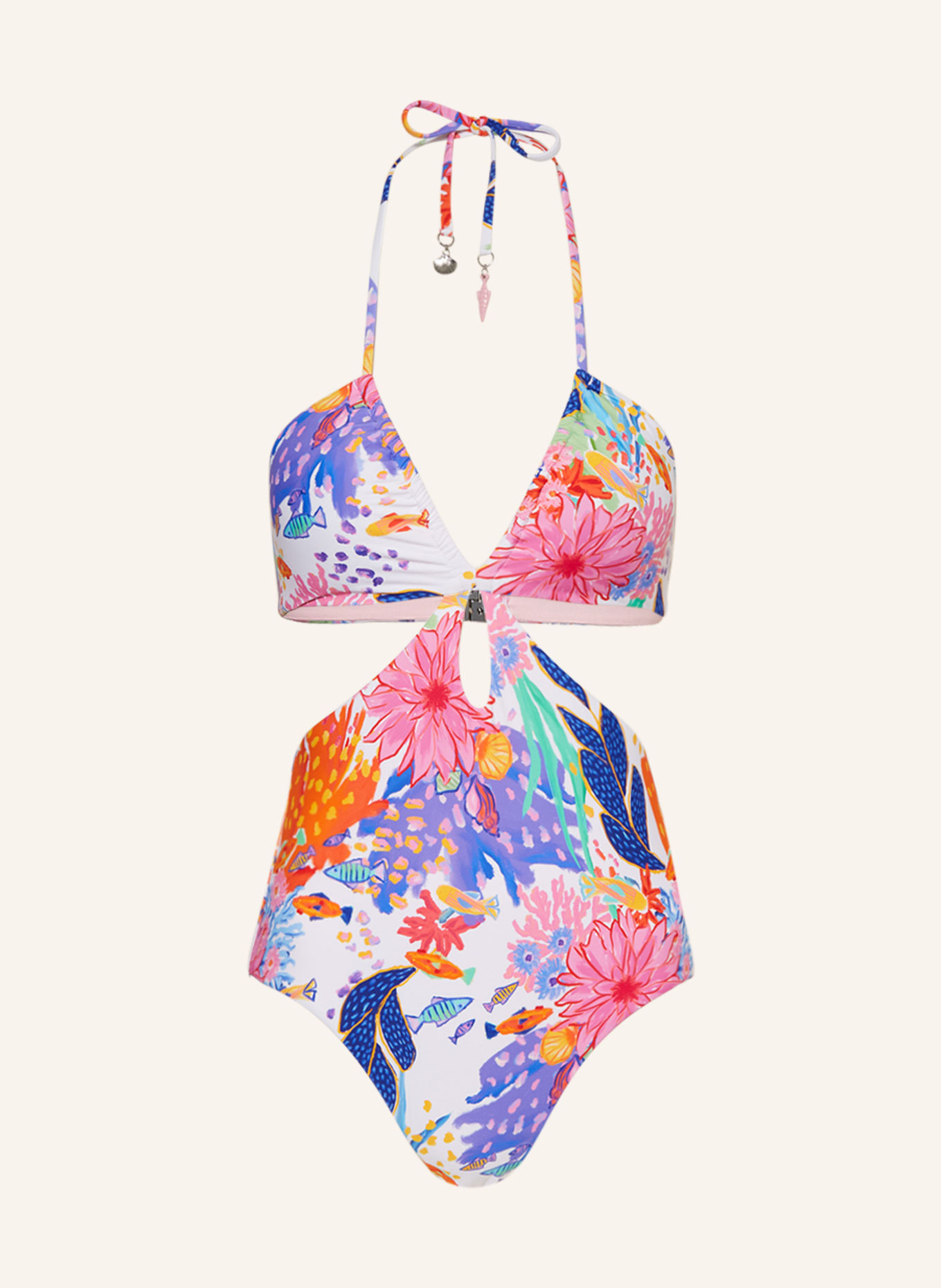 SEAFOLLY Monokini UNDER THE SEA, Color: WHITE/ PINK/ BLUE (Image 1)