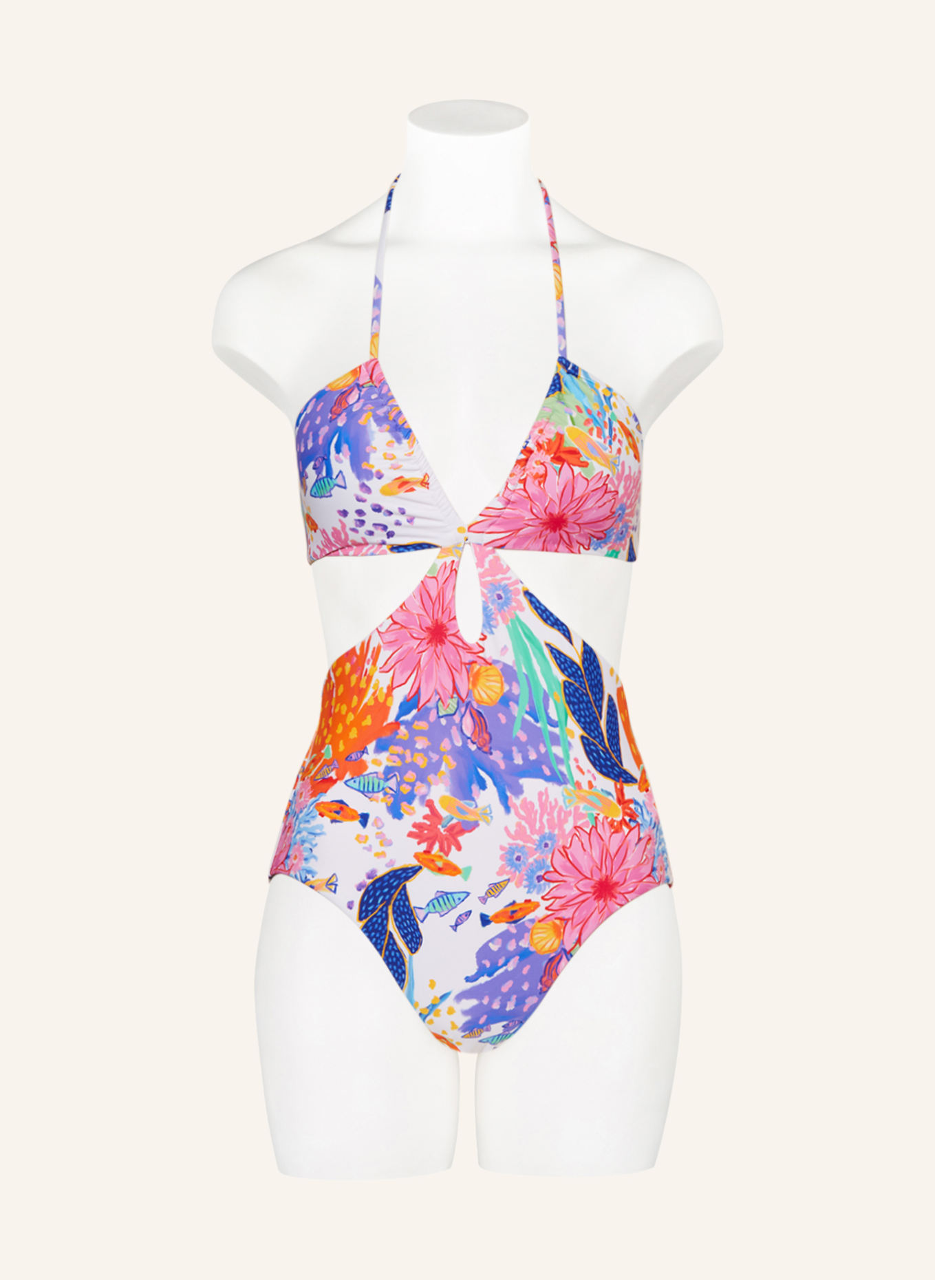 SEAFOLLY Monokini UNDER THE SEA, Color: WHITE/ PINK/ BLUE (Image 2)