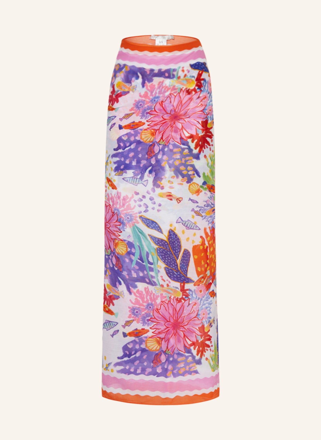 SEAFOLLY Sarong UNDER THE SEA, Color: WHITE/ PINK/ PURPLE (Image 1)