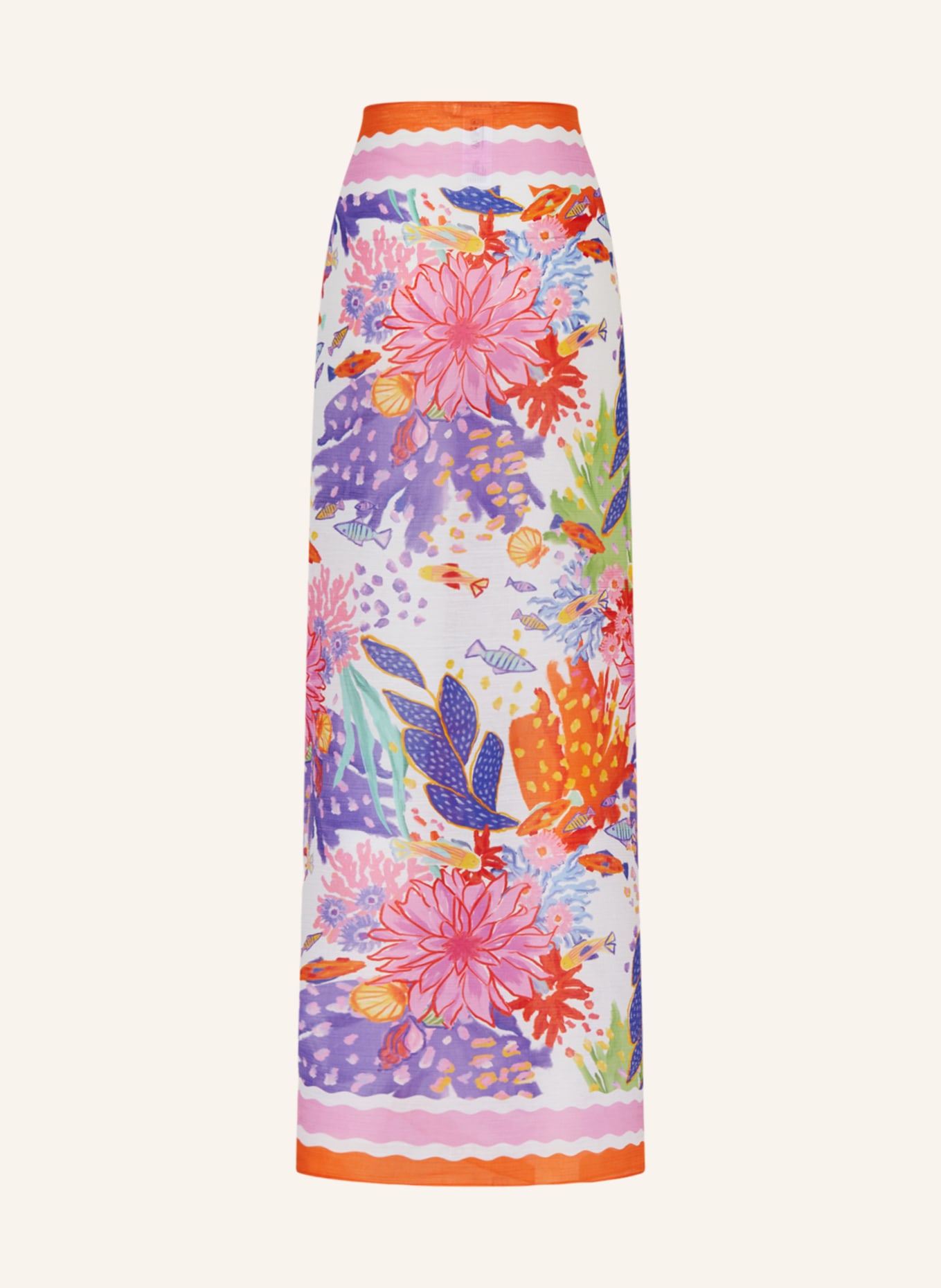 SEAFOLLY Sarong UNDER THE SEA, Color: WHITE/ PINK/ PURPLE (Image 2)