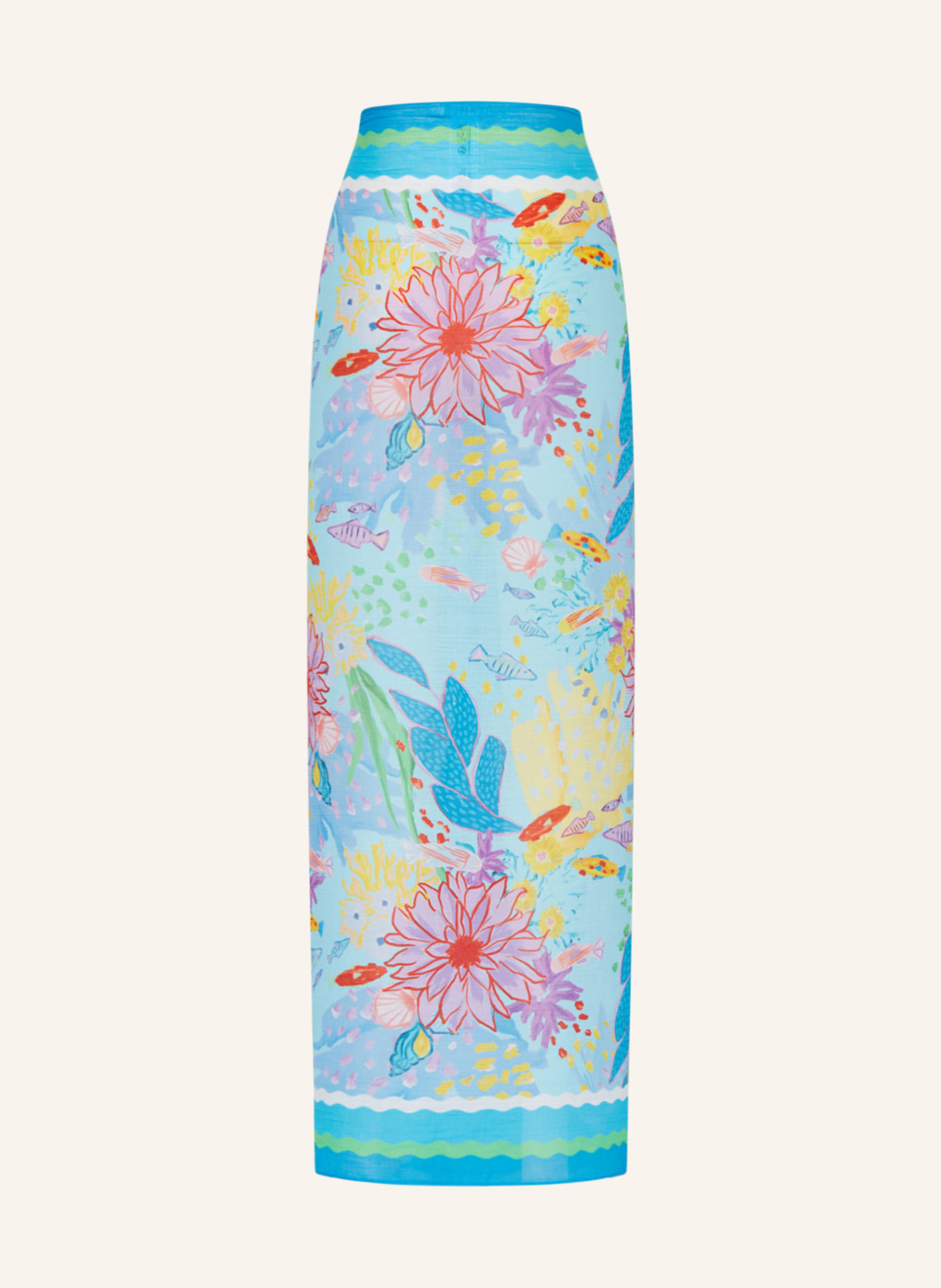 SEAFOLLY Sarong UNDER THE SEA, Color: BLUE/ PURPLE/ YELLOW (Image 2)