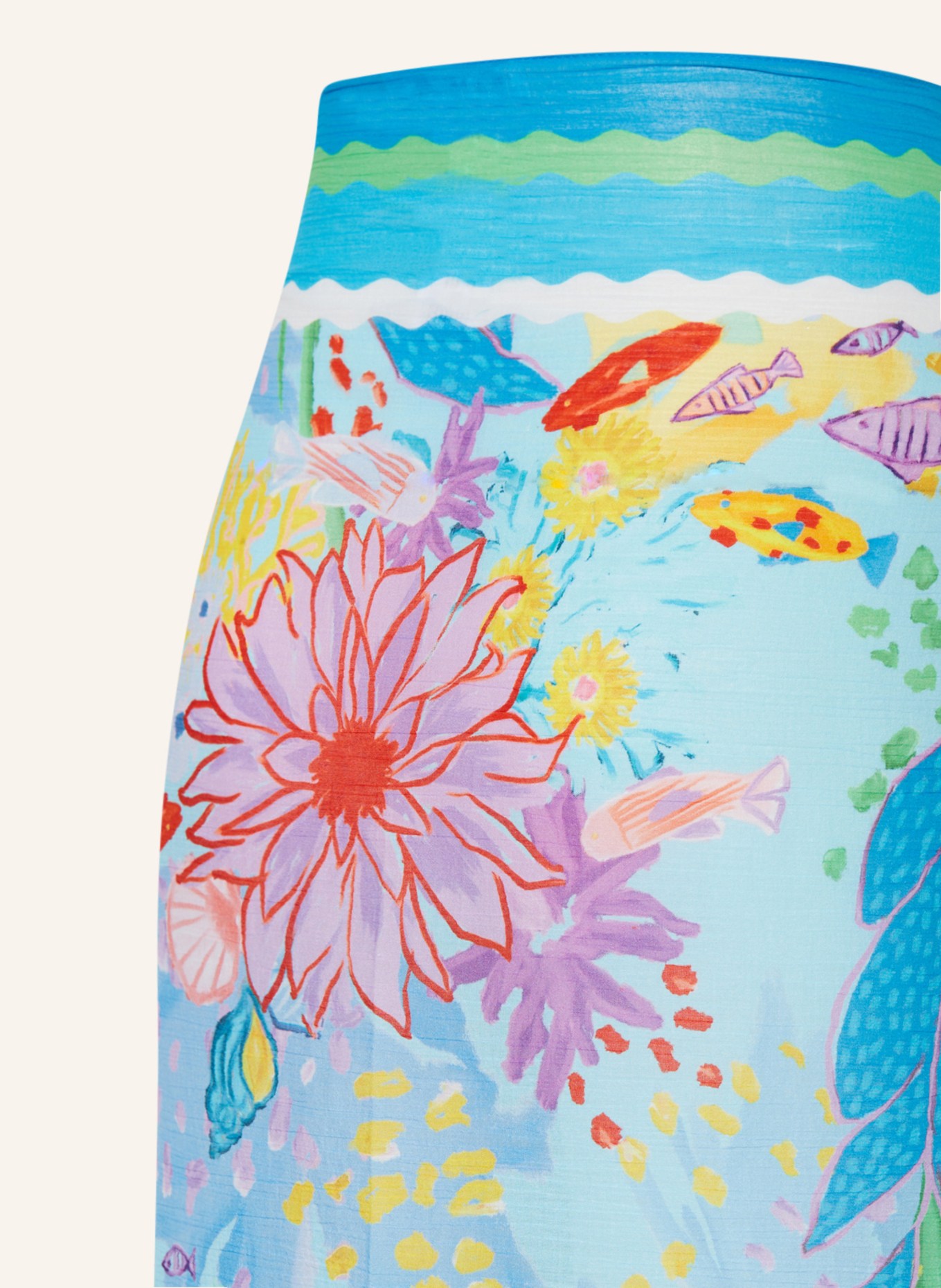 SEAFOLLY Sarong UNDER THE SEA, Color: BLUE/ PURPLE/ YELLOW (Image 3)