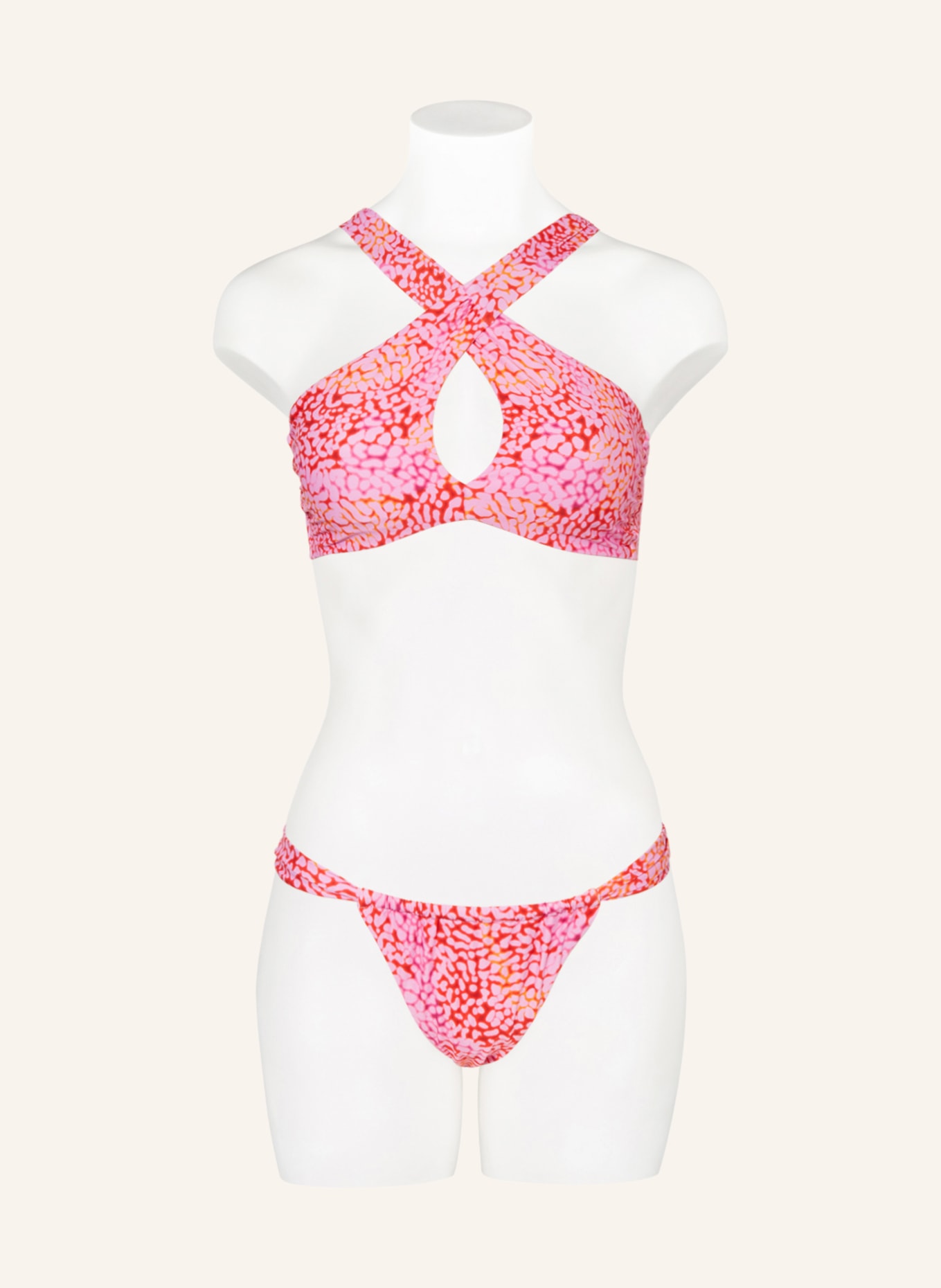 SEAFOLLY Brazilian-Bikini-Hose SEA SKIN, Farbe: FUCHSIA/ ROSA/ ORANGE (Bild 2)