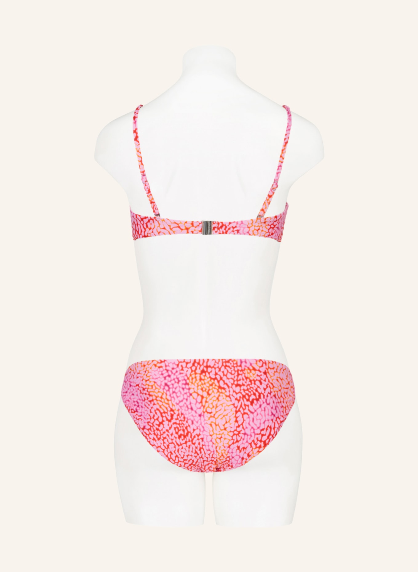 SEAFOLLY Bralette bikini top SEA SKIN, Color: FUCHSIA/ PINK/ ORANGE (Image 3)