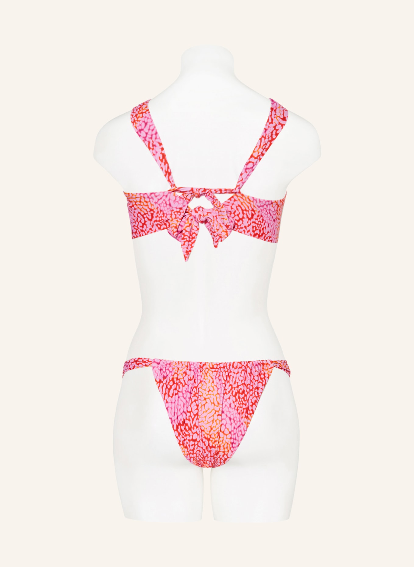 SEAFOLLY Bralette-Bikini-Top SEA SKIN, Farbe: FUCHSIA/ ROSA/ ORANGE (Bild 3)